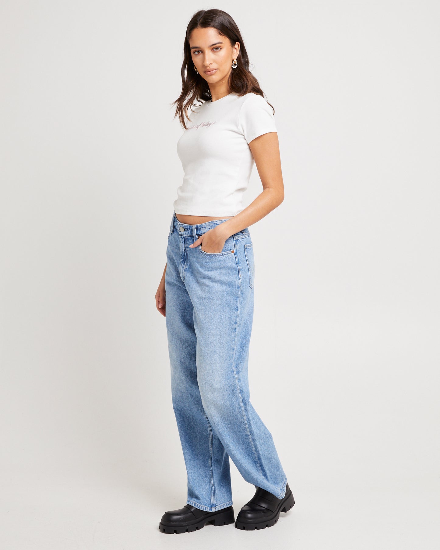 Mid Joplin Relaxed Jeans Gemstone Blue
