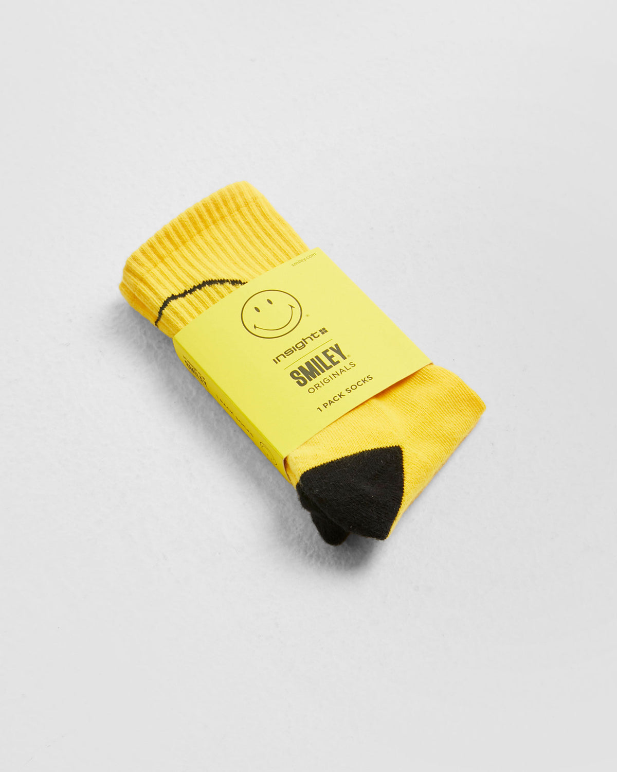 Insight x Smiley Beam Socks 1Pk YELLOW