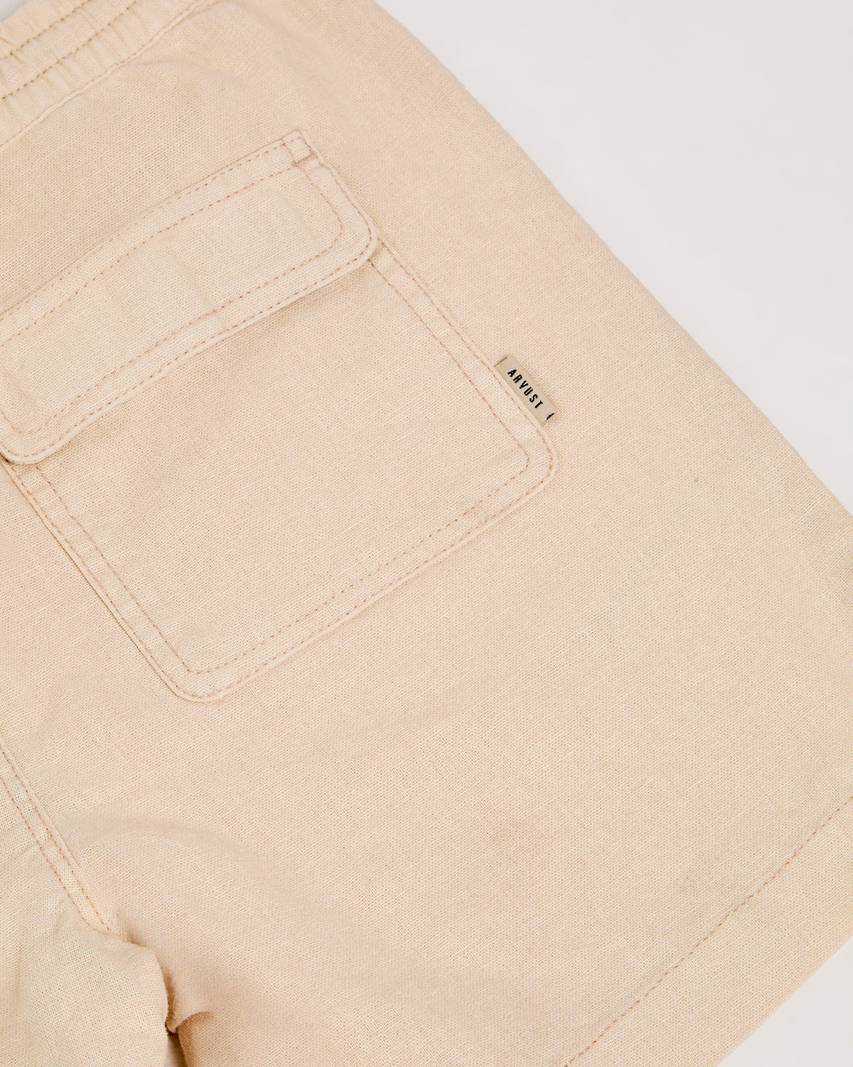 Boys Common Linen Shorts NATURAL