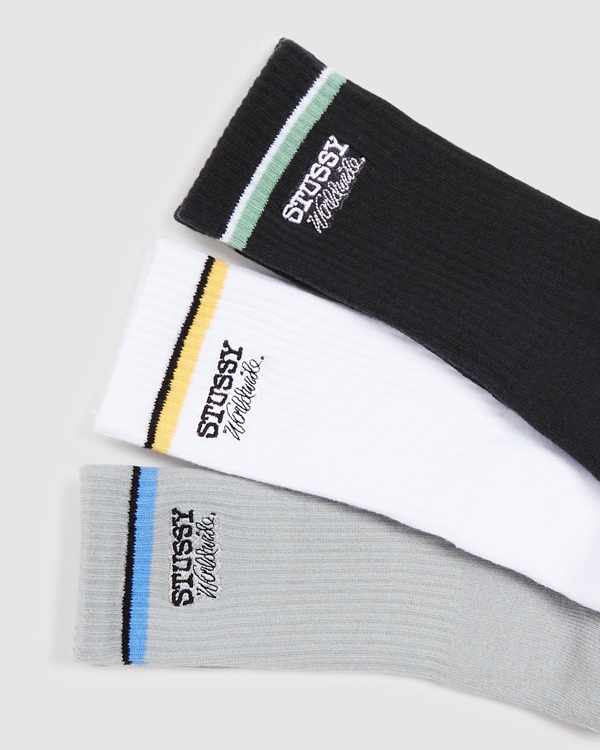 Men's Worldwide 3 Pack Socks ASSORTED