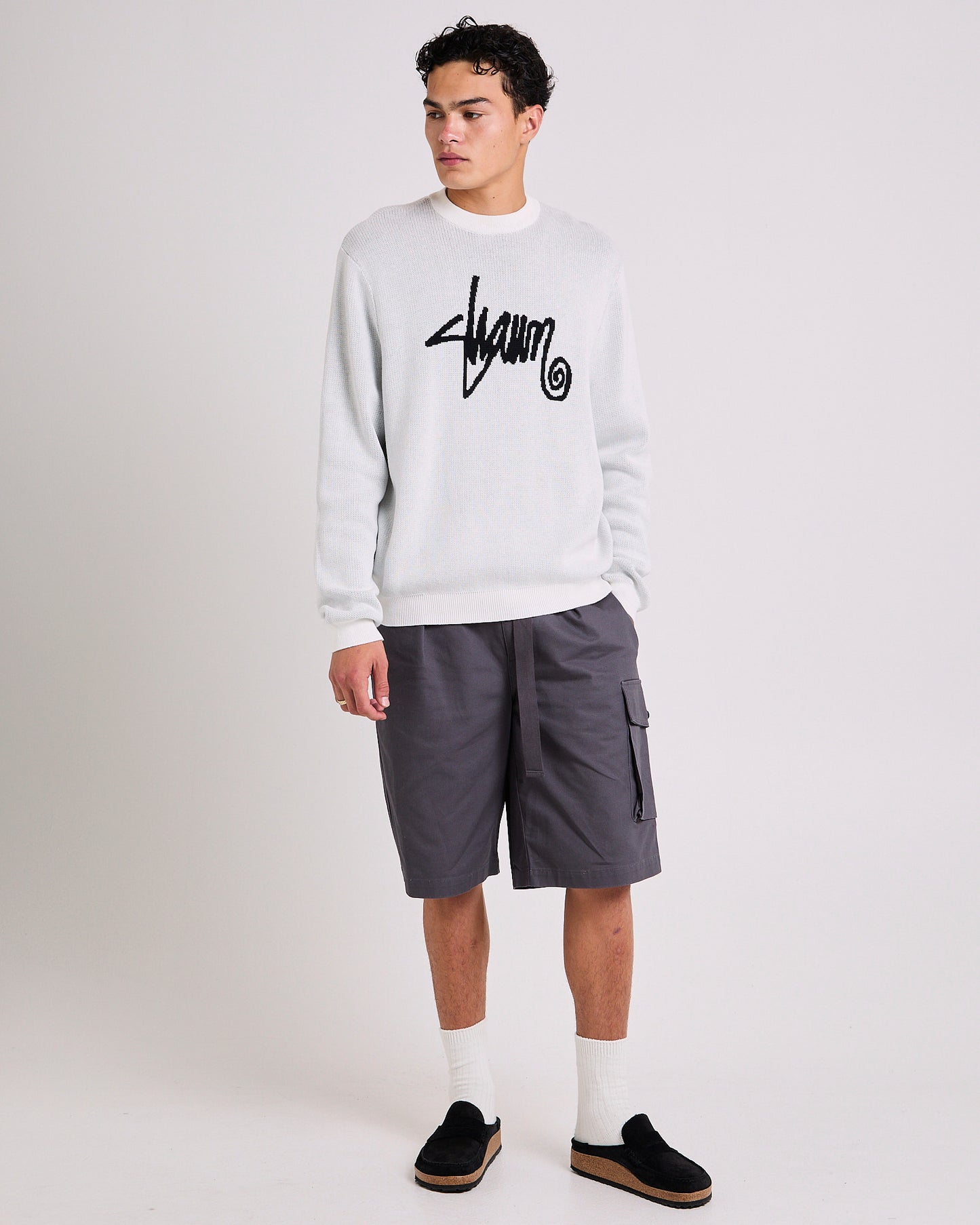 Shawn Script Sweater