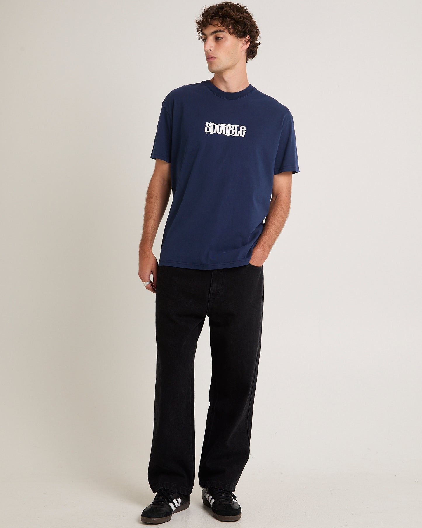 Emb Denim Standard Jeans