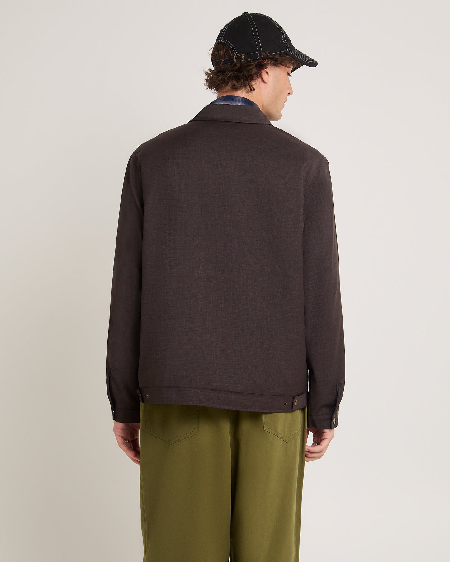 Gaberdine Zip Jacket