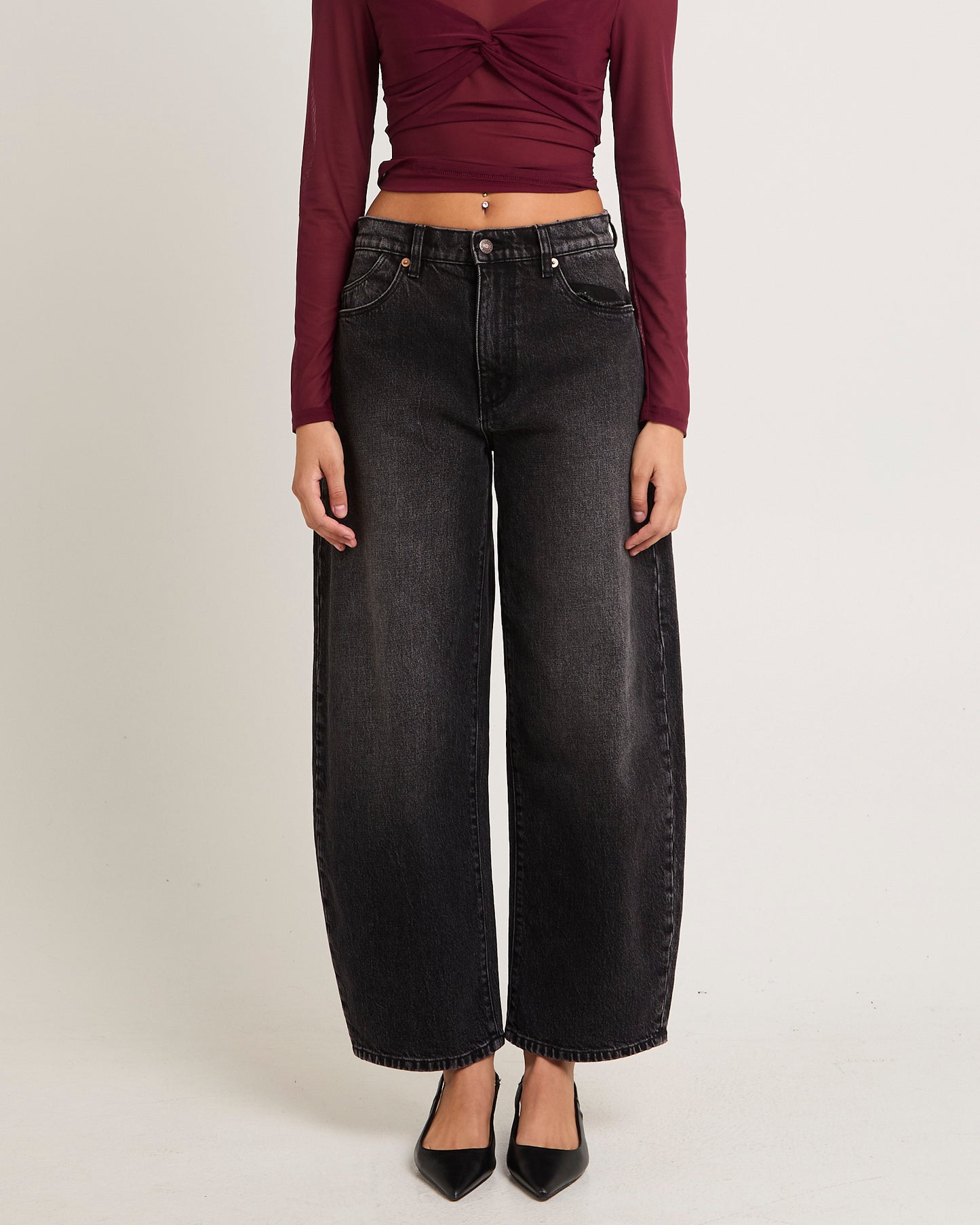 Gigi Barrel Denim Jeans
