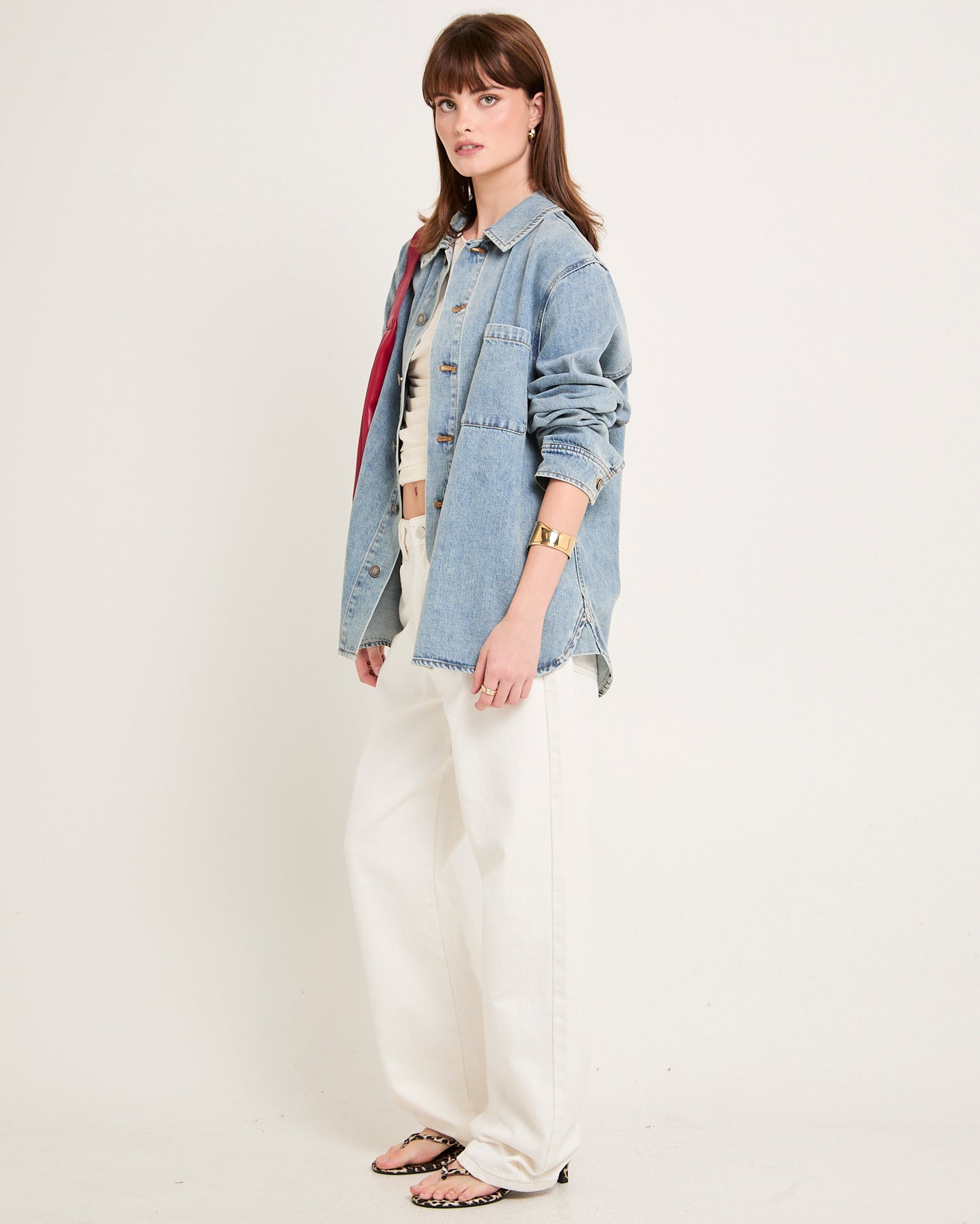 Denim Over Shirt