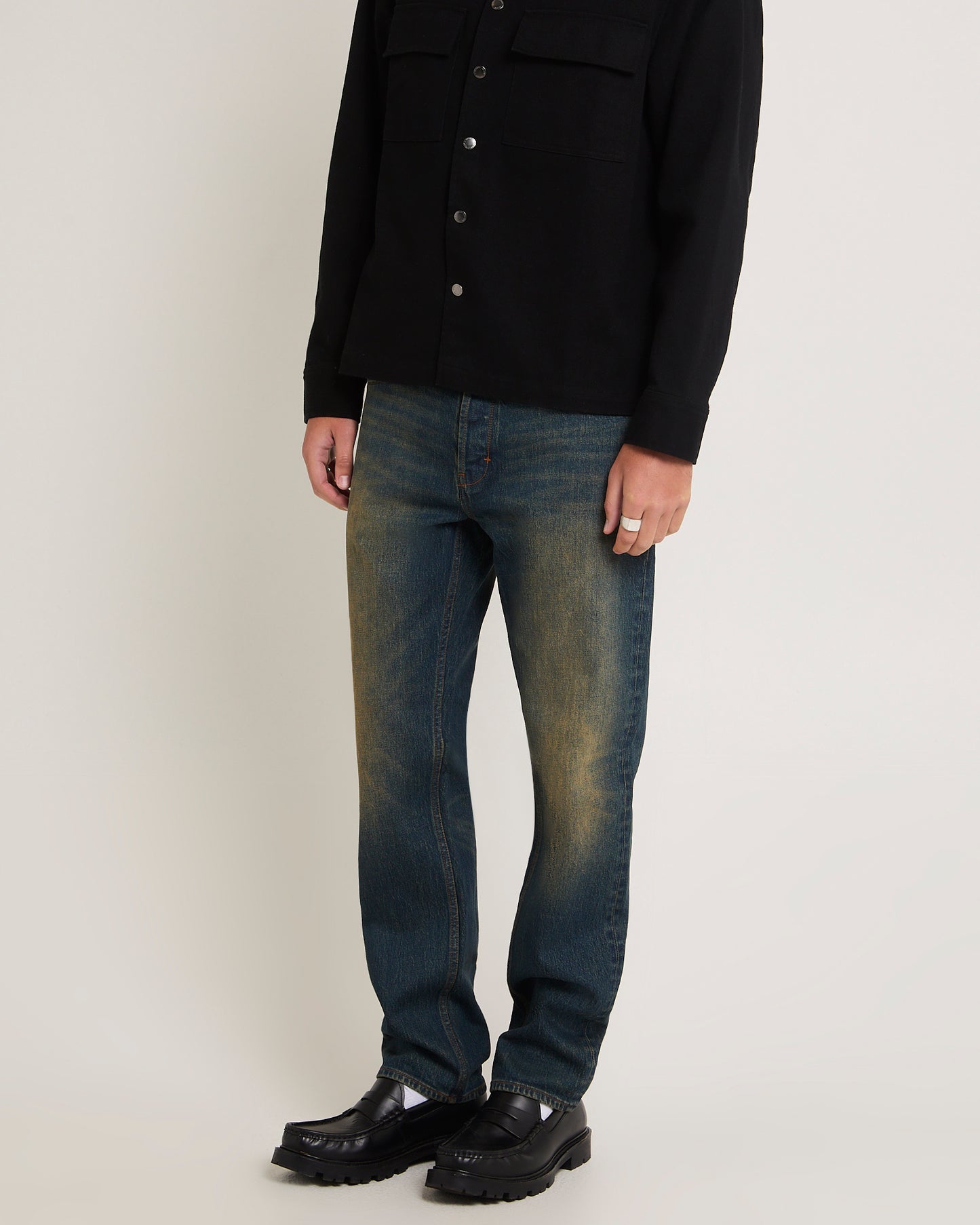 Ray Straight Denim Jeans Sierra