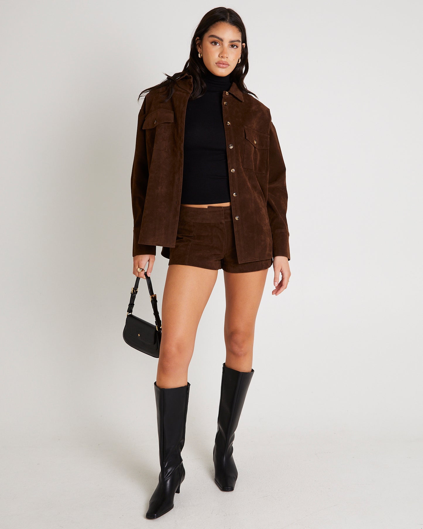 Elle Faux Suede Shirt
