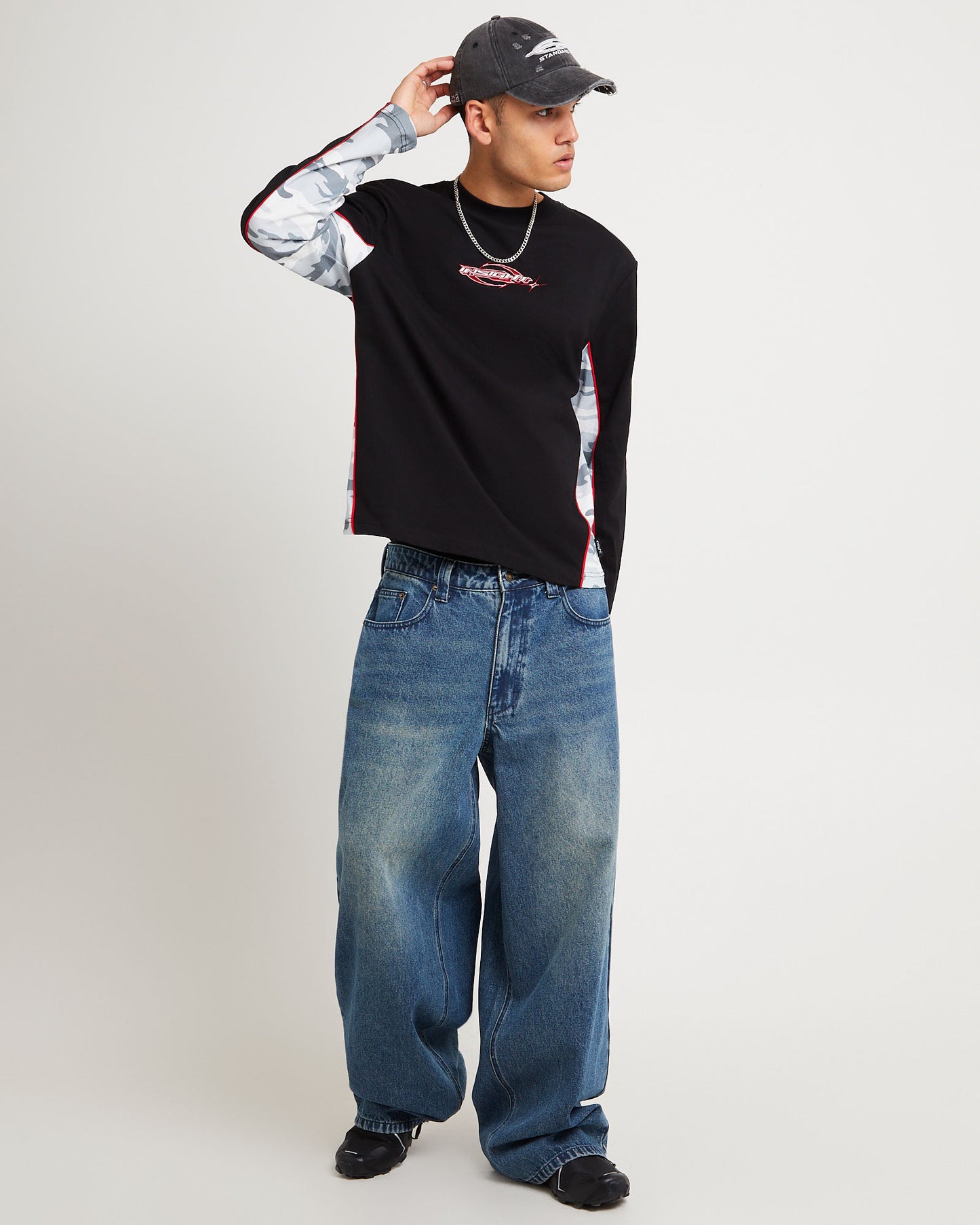 Fluid Camo Long Sleeve T-Shirt