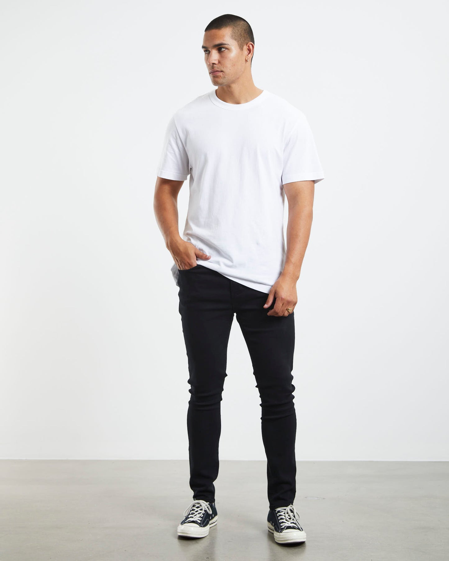 Rebel Skinny Jeans Eternal Black