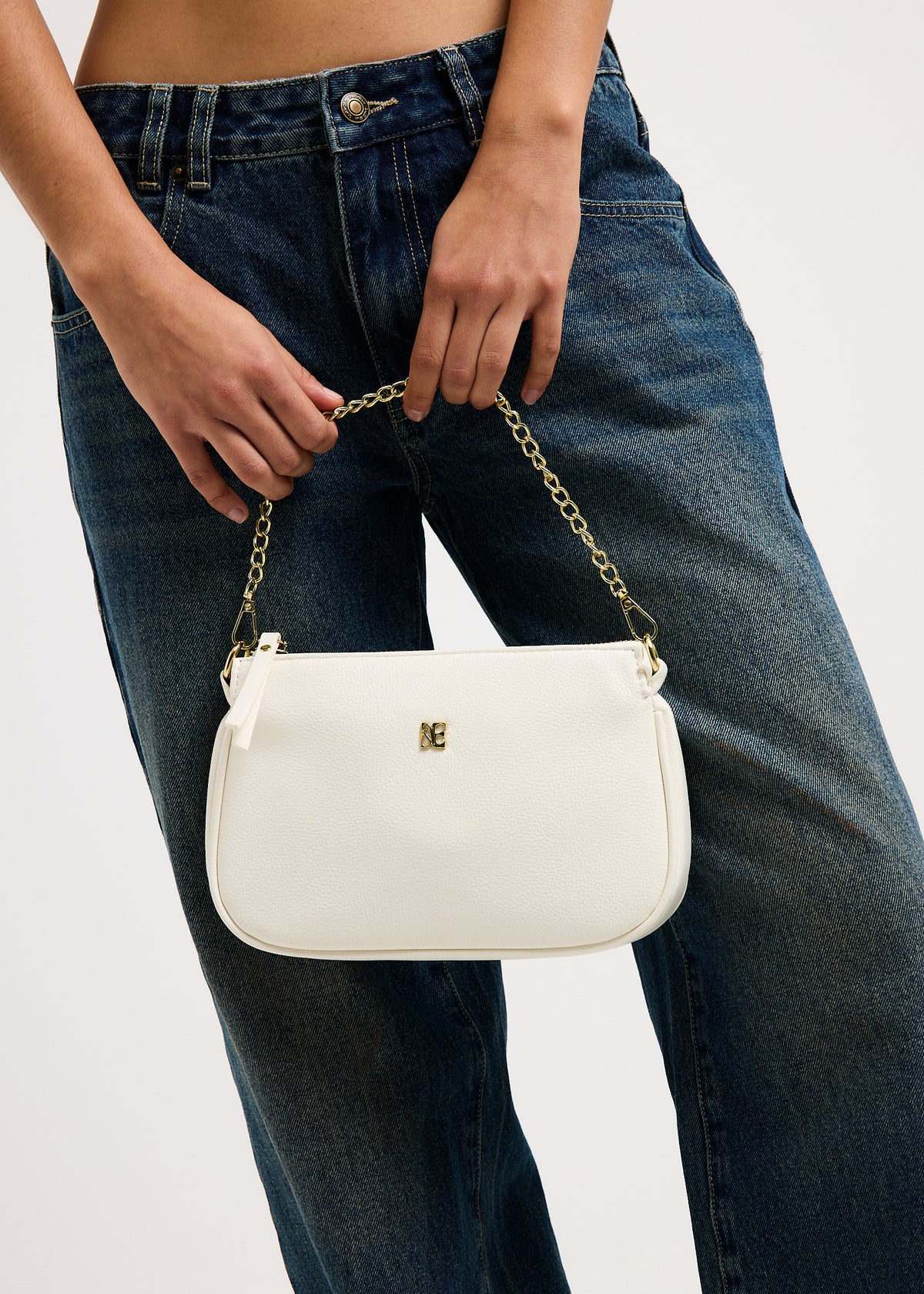 Multi Strap Chain Bag ECRU