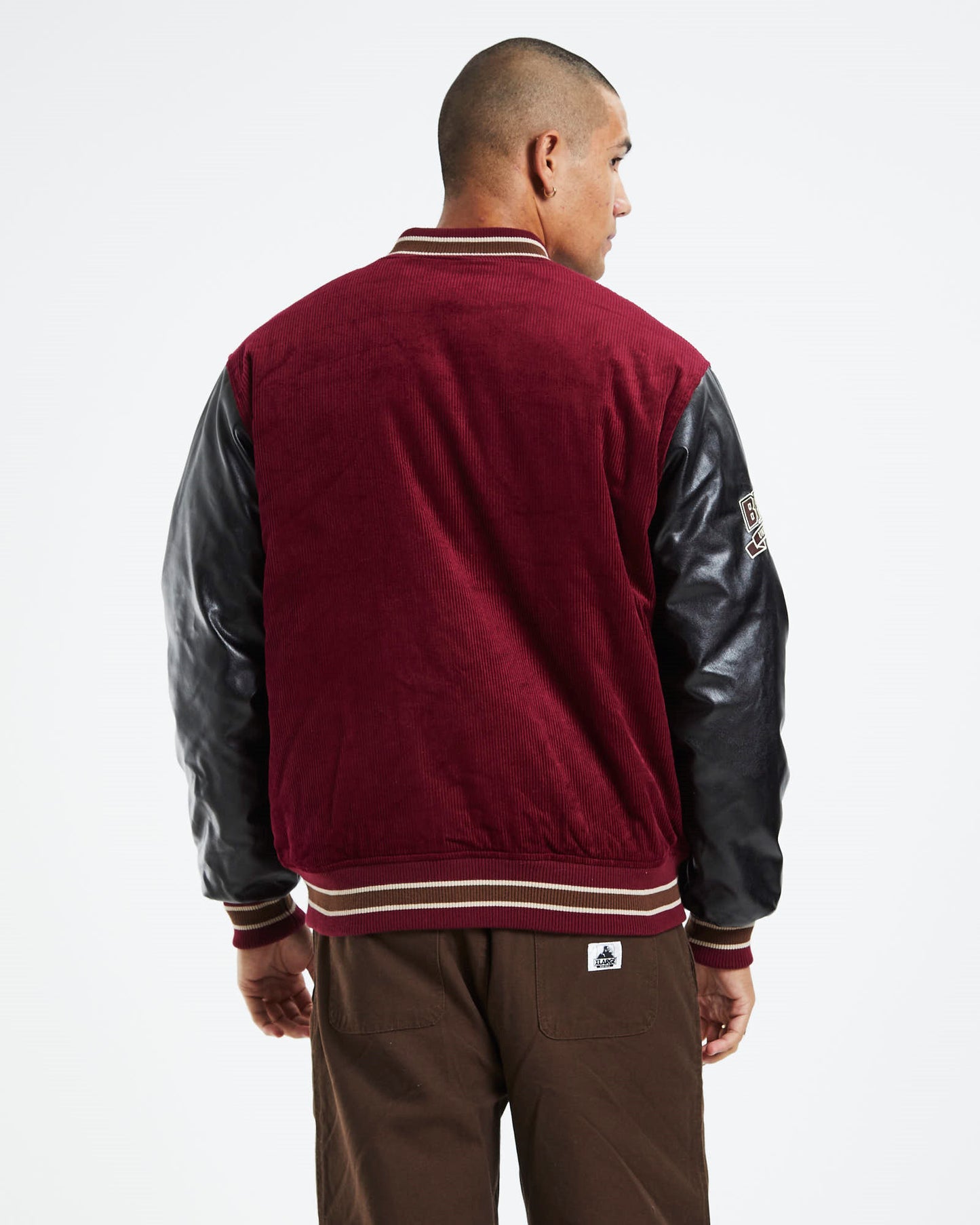 s Cord Letterman Jacket