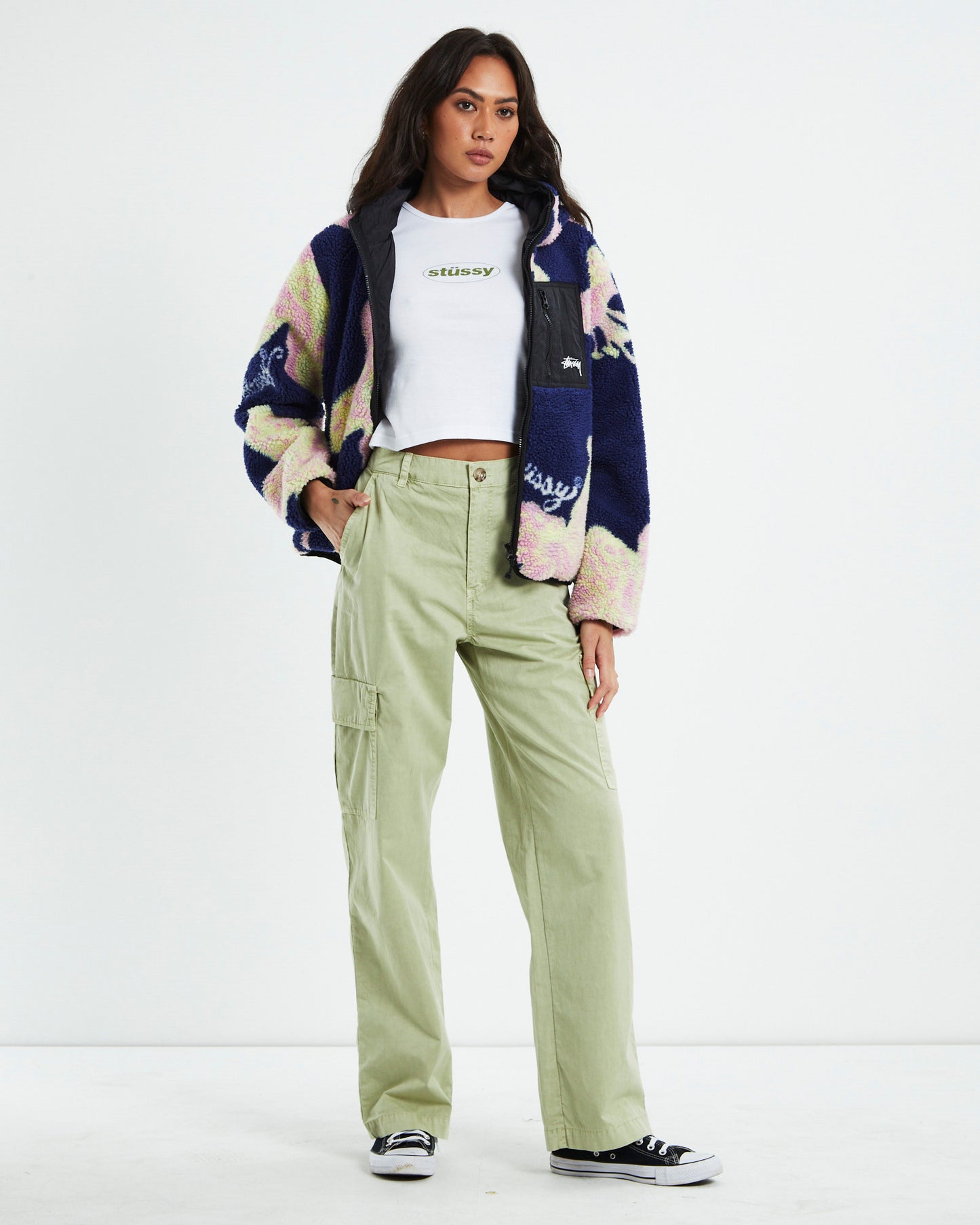 Frankie Cargo Pants Moss Green