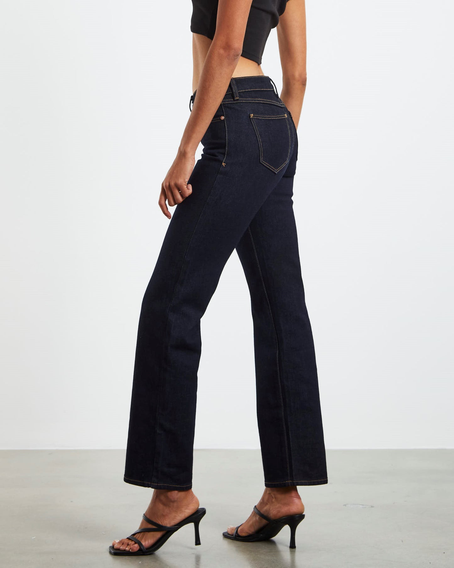 A 99 Low Rise Straight Jeans Alice Blue