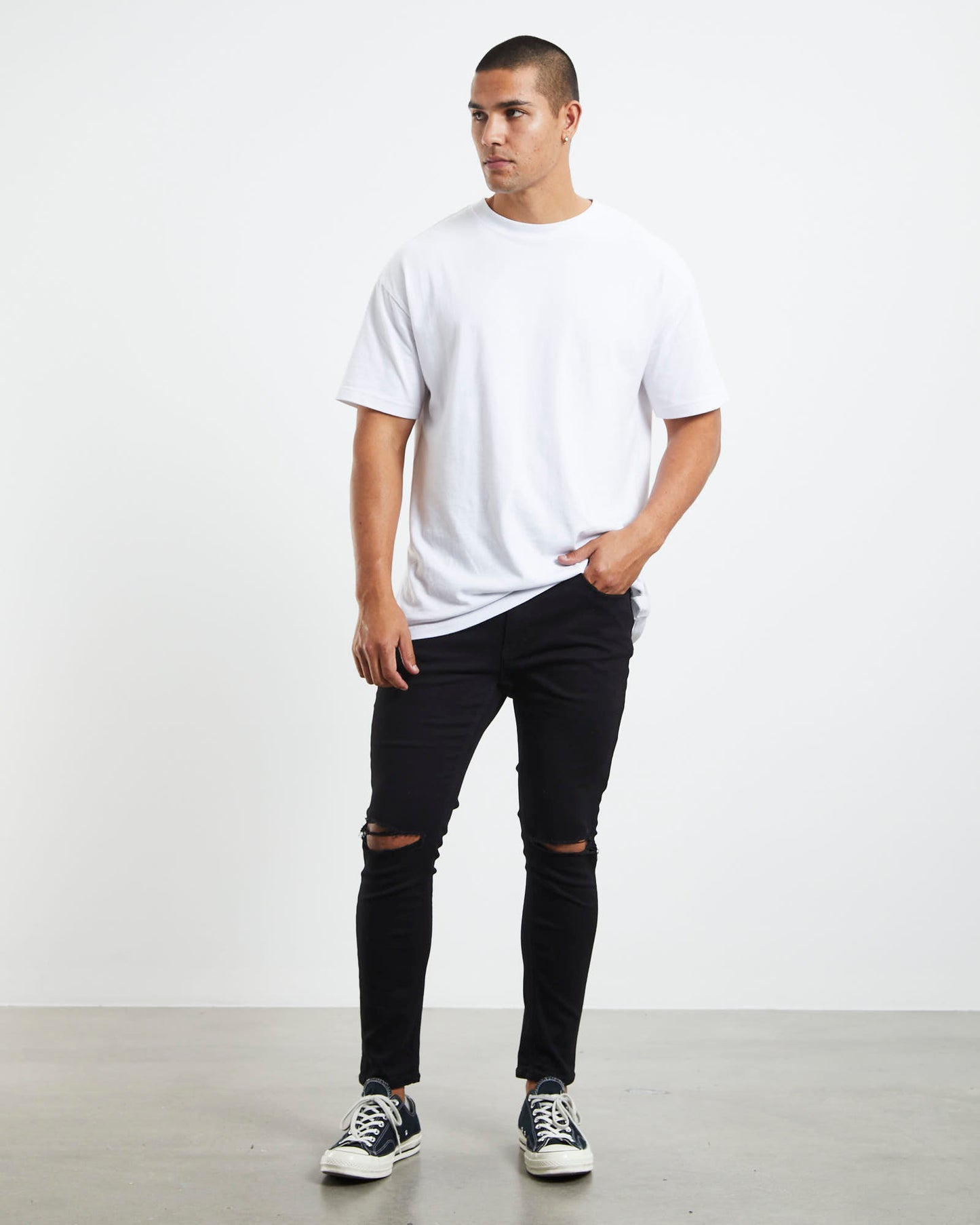 Z-Roller Skinny Denim Jeans Delta Destroy