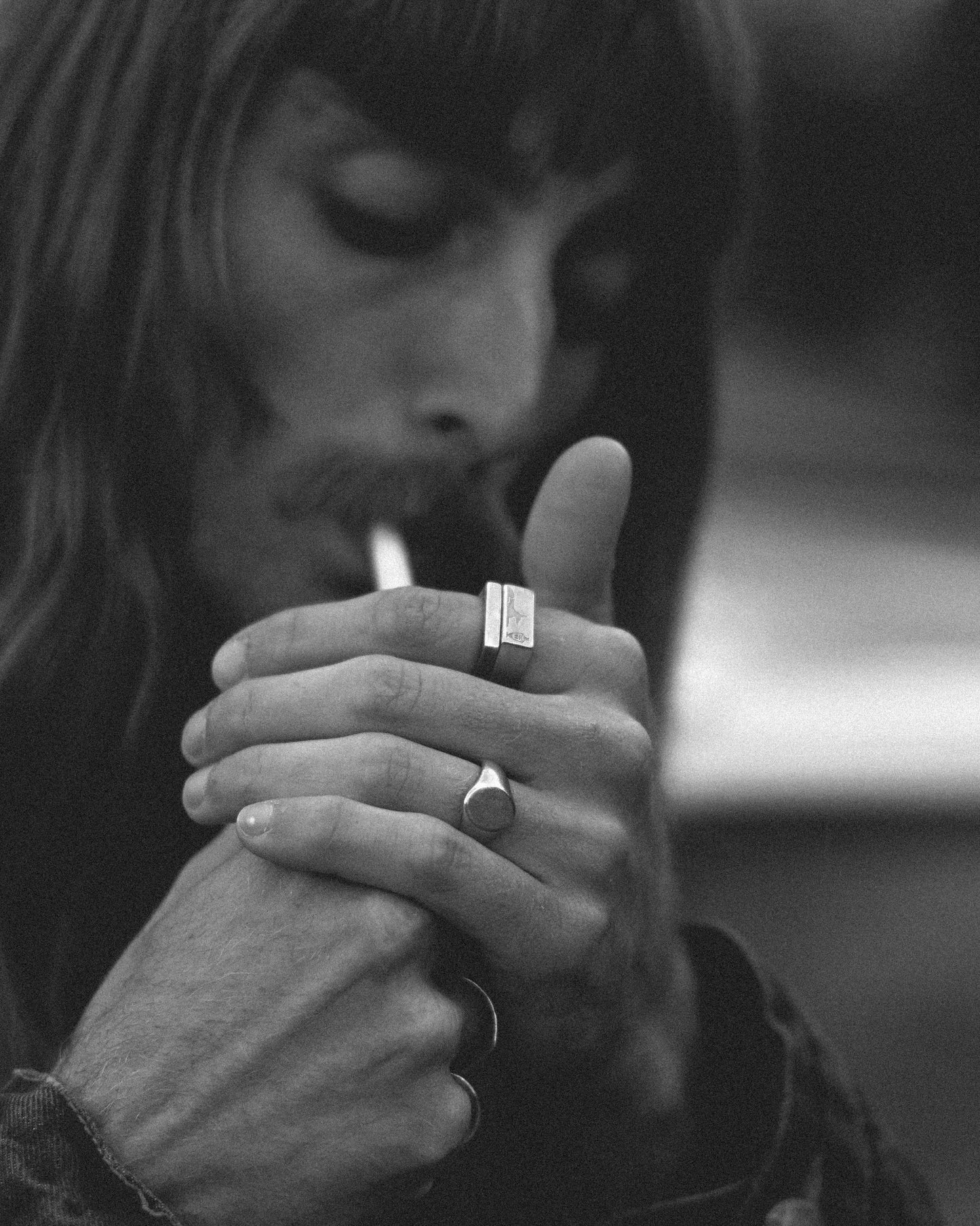 Oval Signet Ring Silver