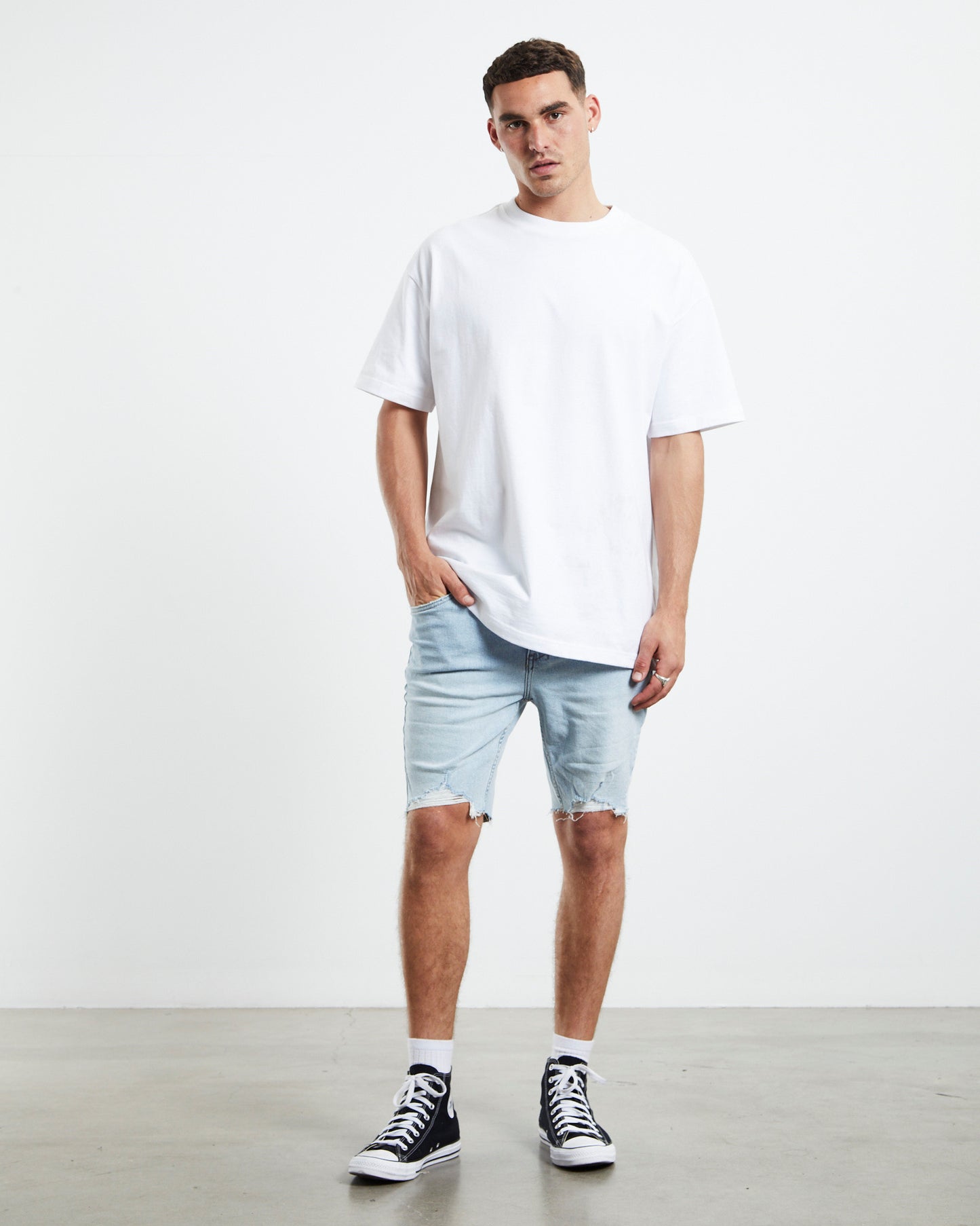 Pistol Denim Shorts Break