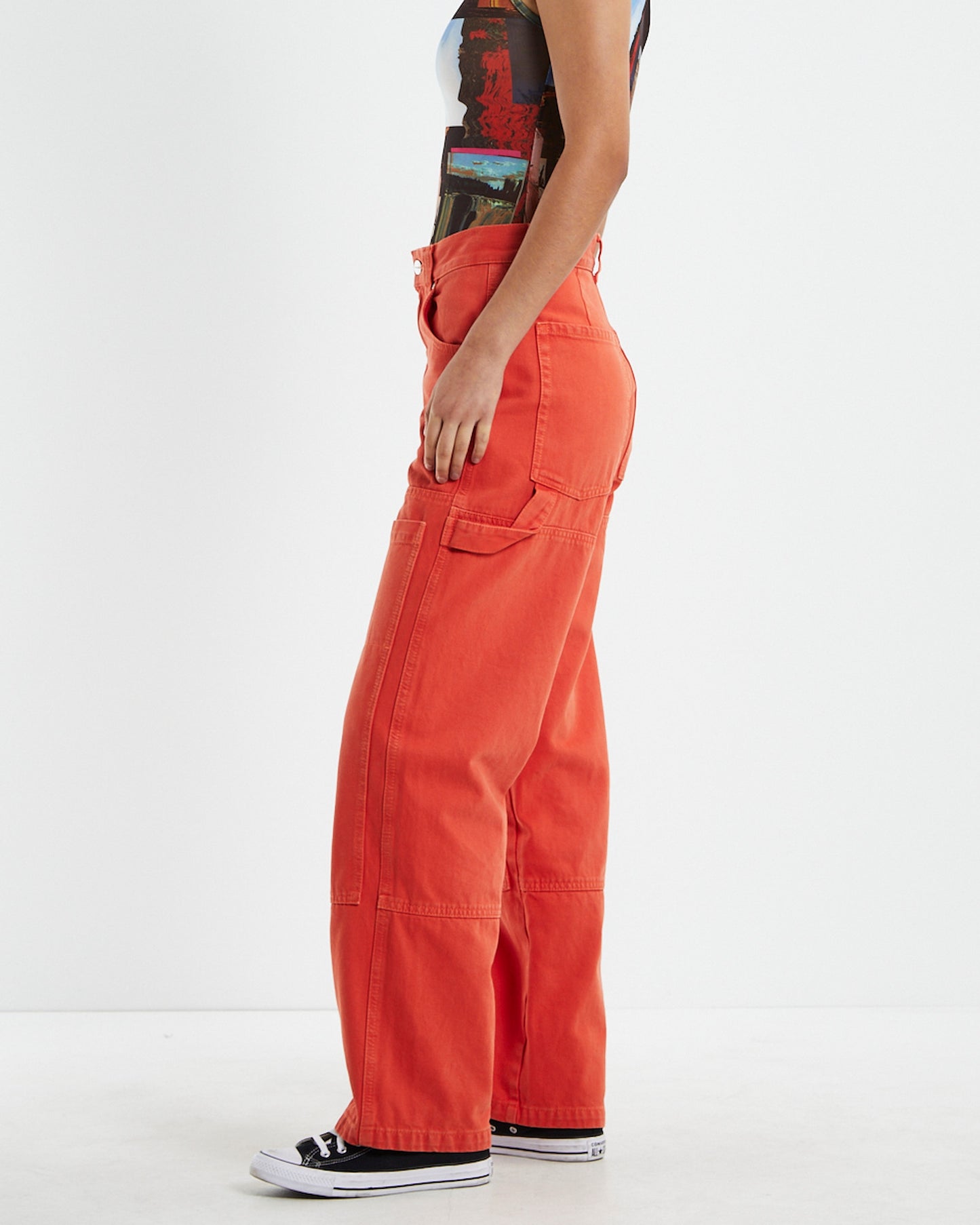 Hemp Denim Workware Jeans Orange