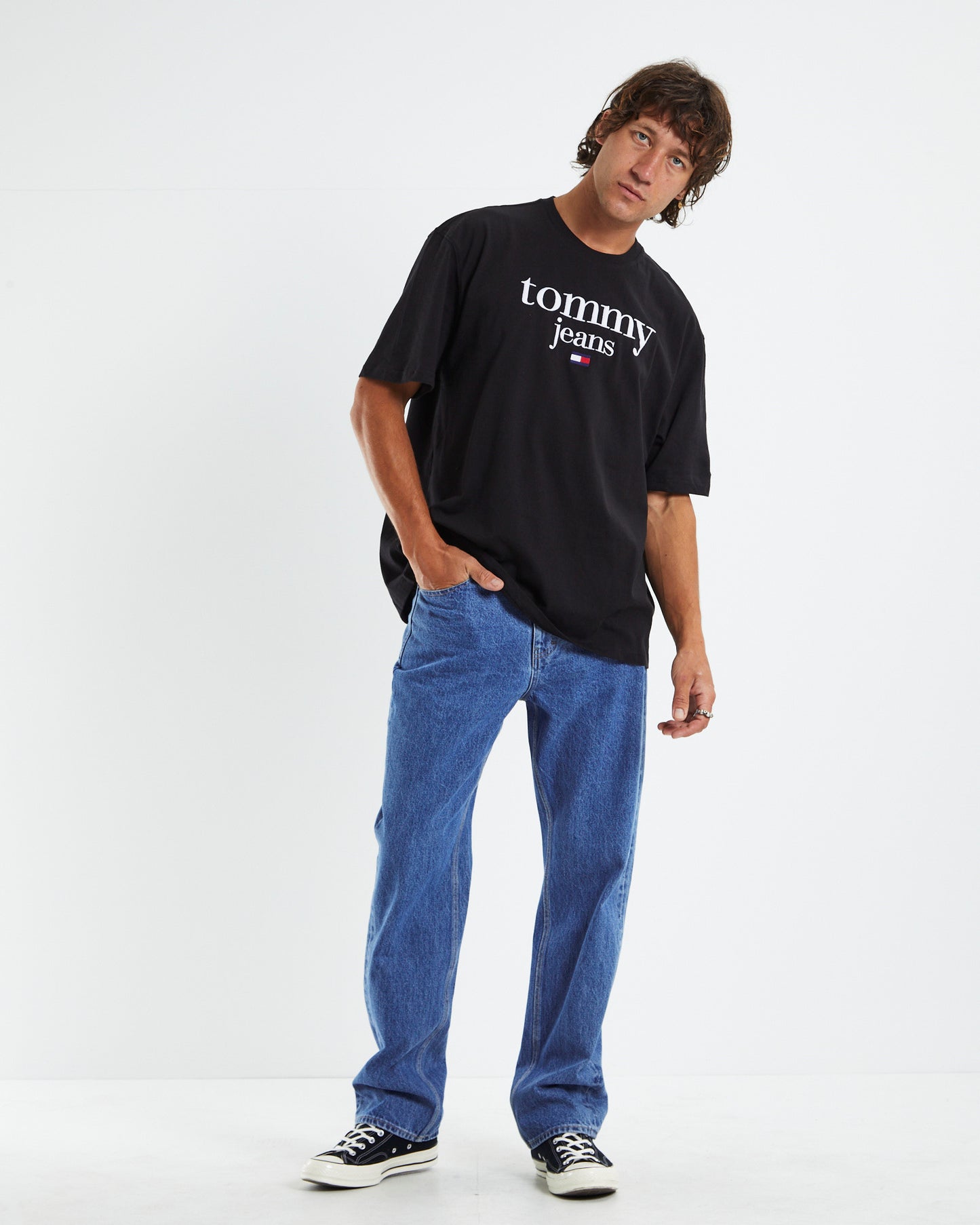 TJM Classic Modern Corp Logo T-Shirt Black