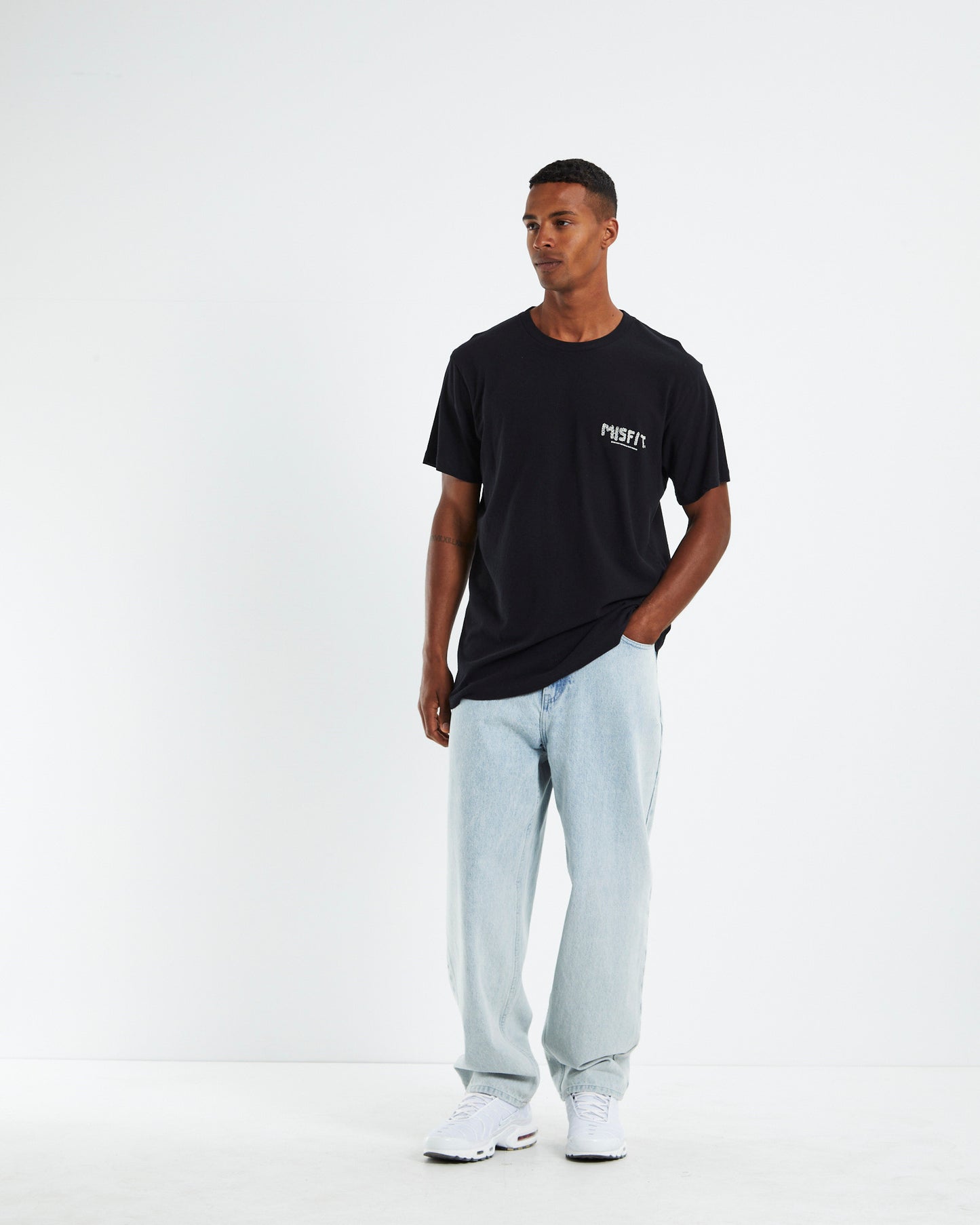 Garden Church 50/50 Short Sleeve T-Shirt Pitch Black