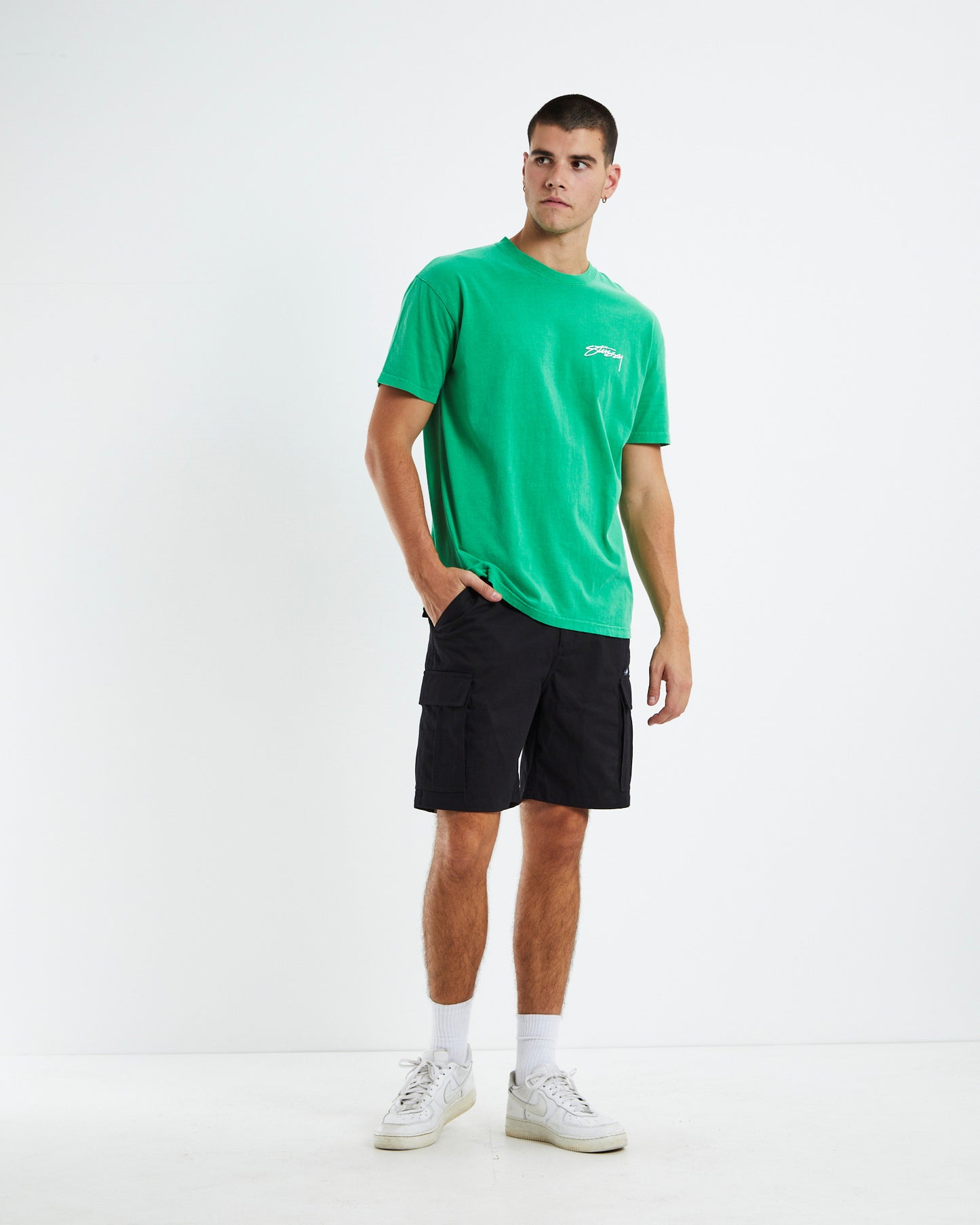 Pigment Stussy Designs T-Shirt Pigment Apple Green