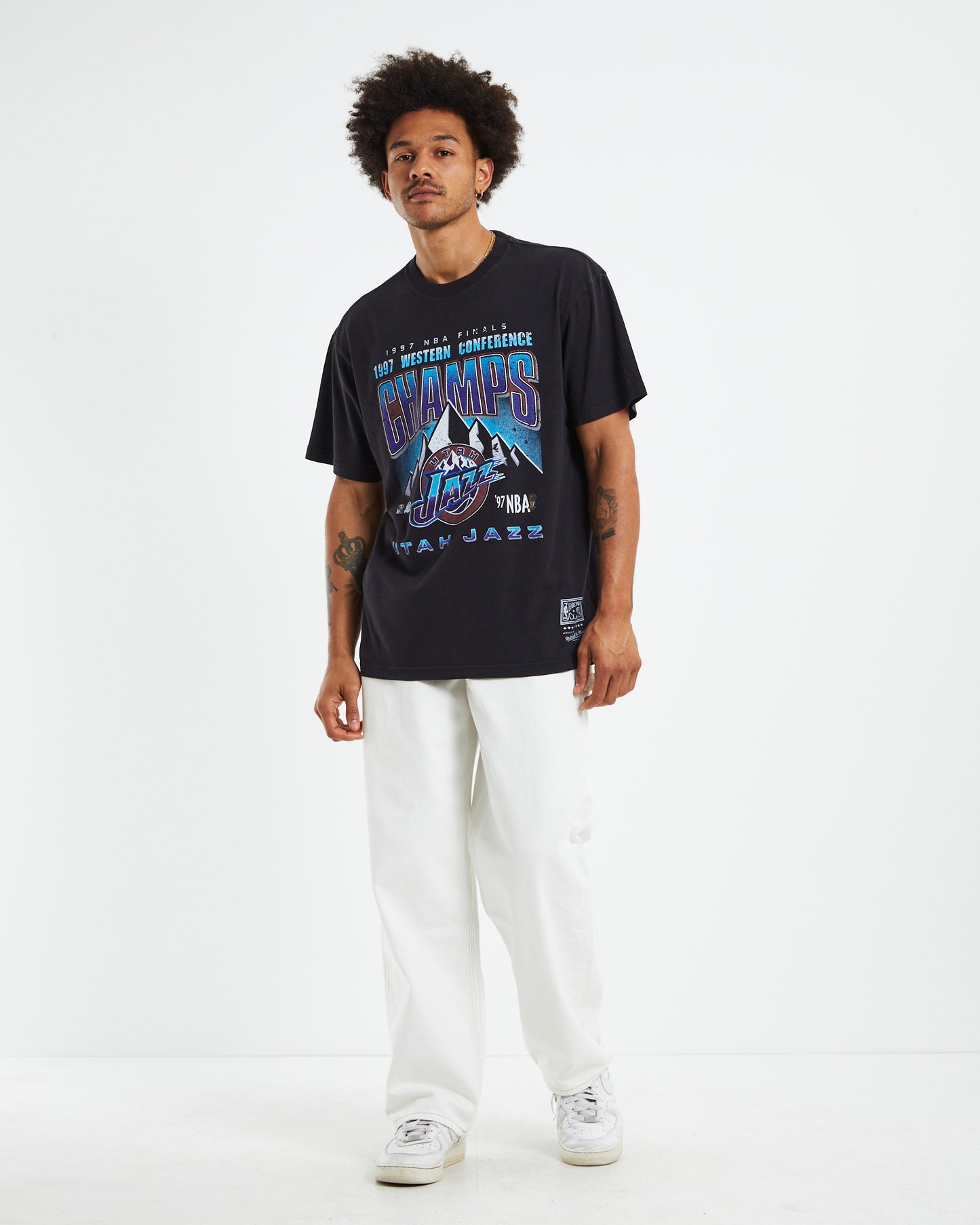 1997 Conference Champions T-Shirt Faded Black