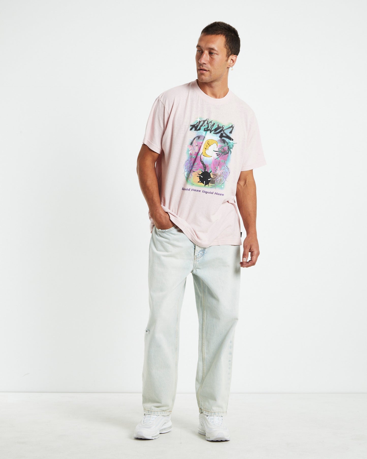 Liquid Haze T-Shirt Lotus Pink