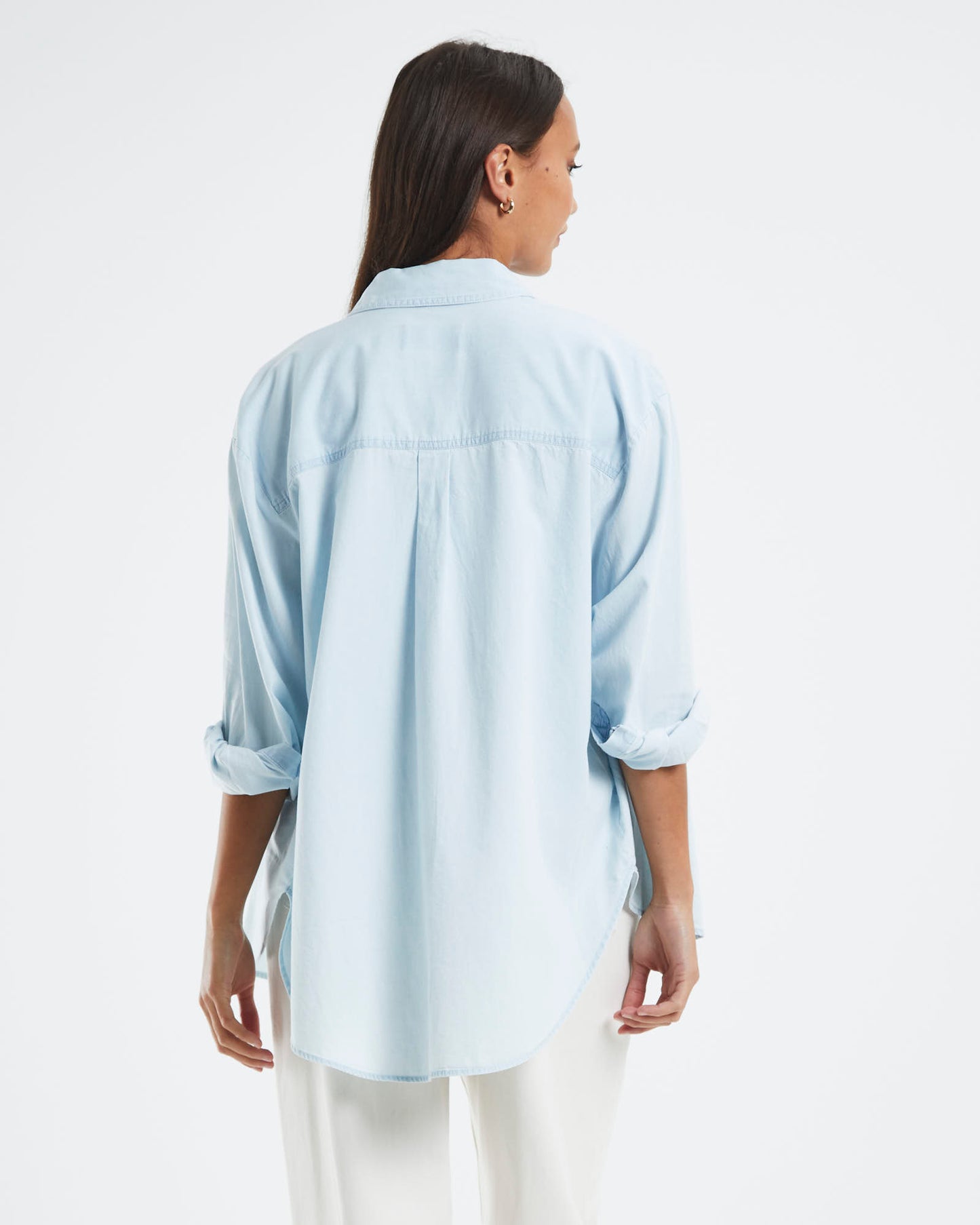 Super Slouch Shirt Light Blue