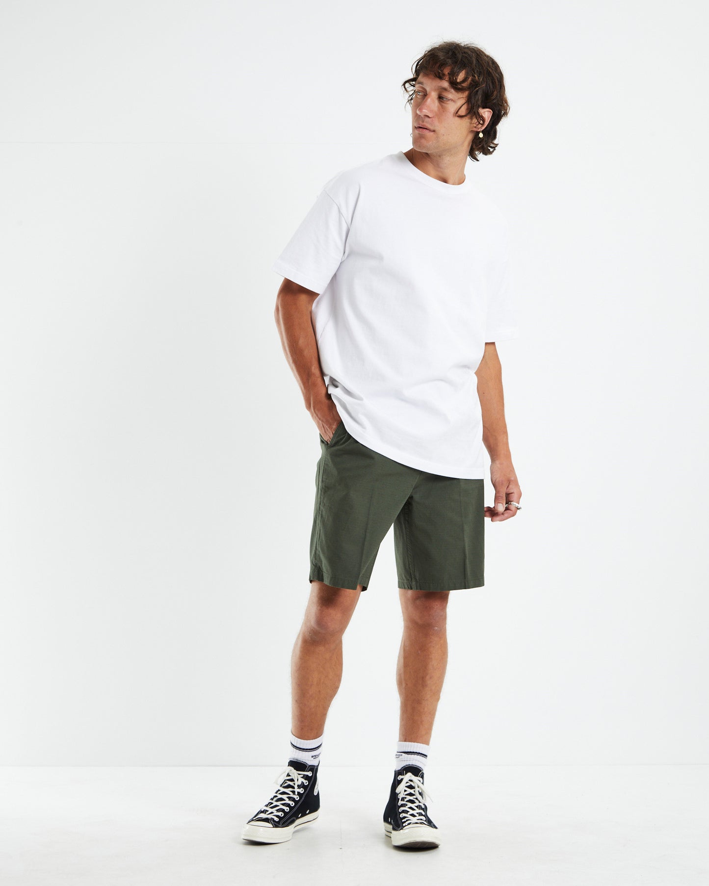 Cash Ripstop Shorts Military Green