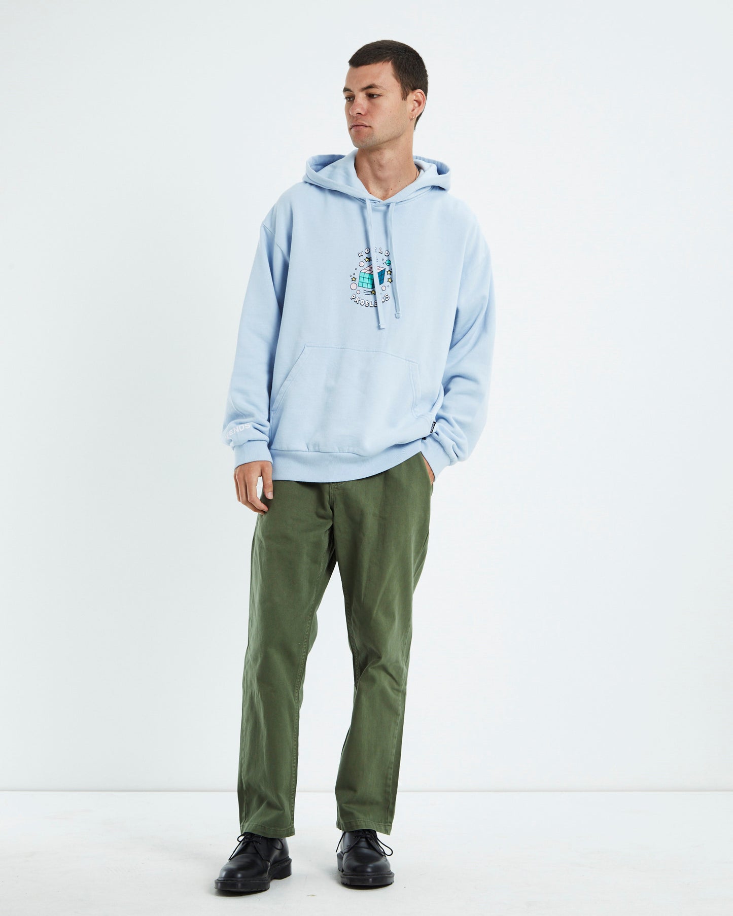 World Problems Hoodie Powder Blue