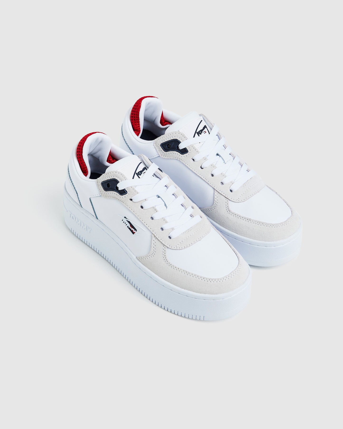 Iconic Flatform Sneakers White