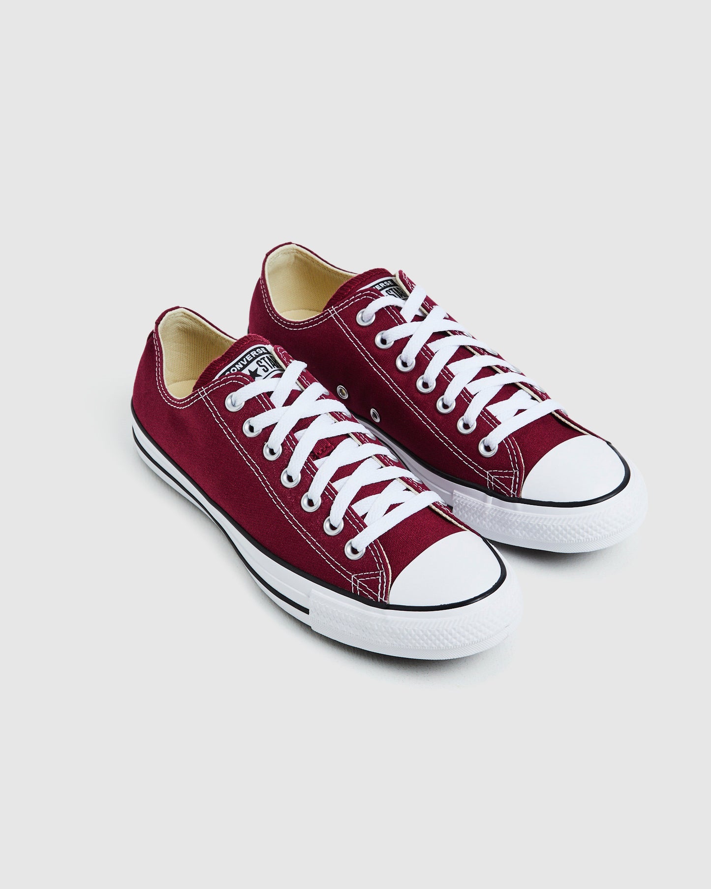 Chuck Taylor All Star Canvas Sneakers Ox Maroon