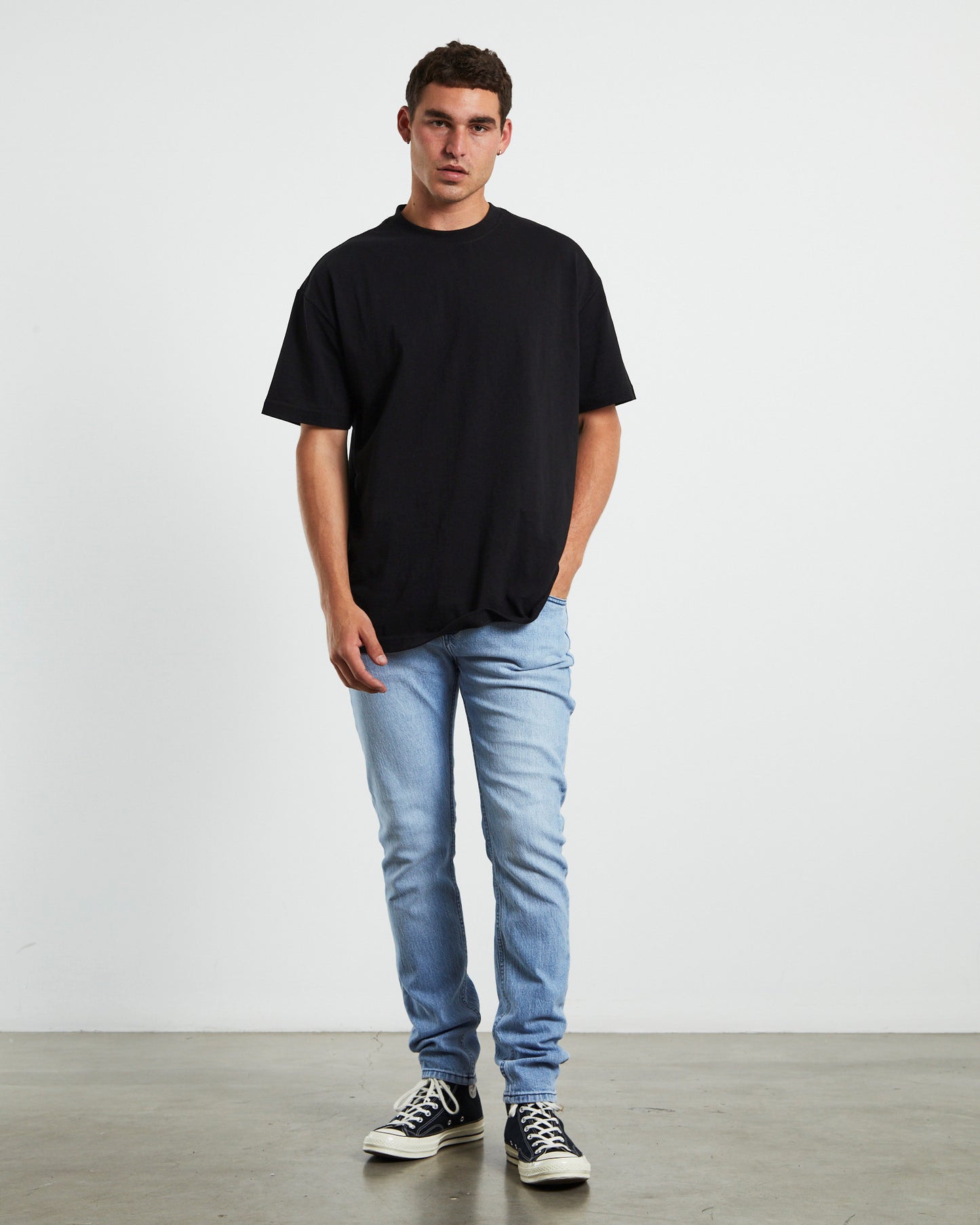 Stinger Skinny Denim Jeans Stone Bleach