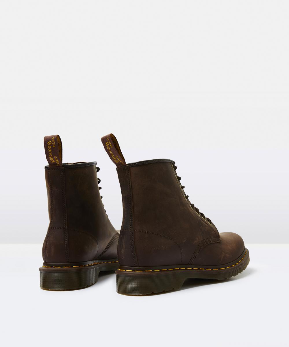 8 Eye Boots Crazyhorse Brown