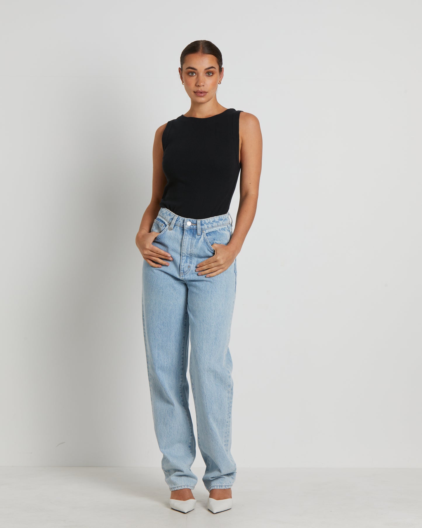 Frenchie 90s Top in Black