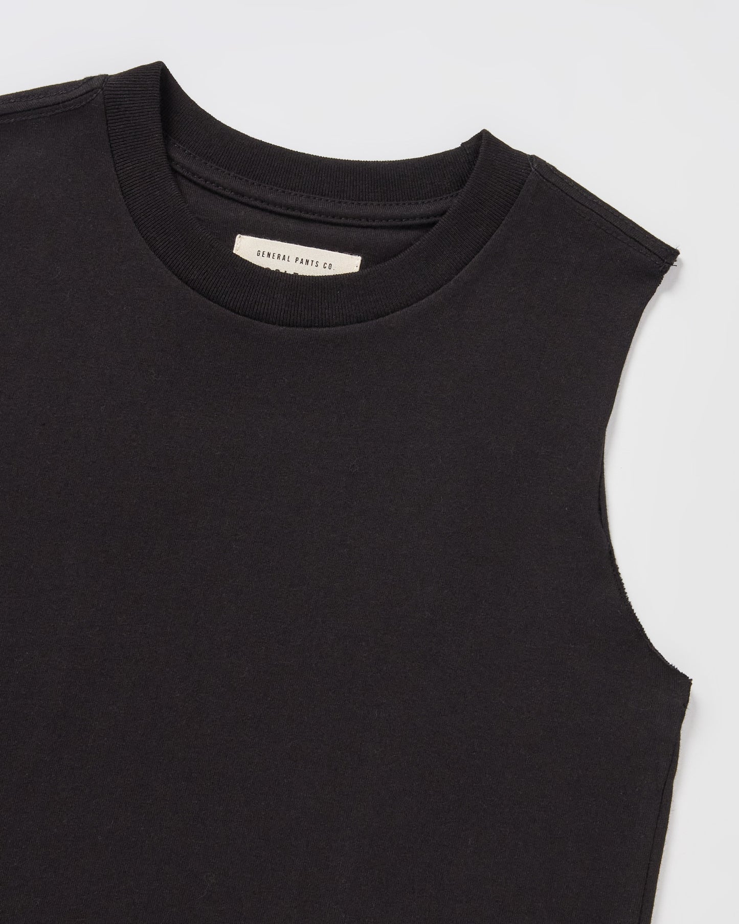 Boys Muscle Tank in Black