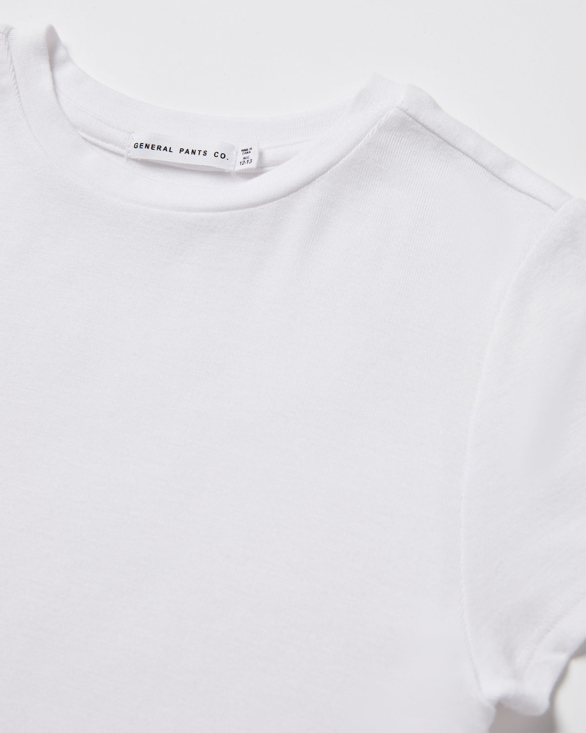 Teen Girls Slinky Fit Short Sleeve T-Shirt in White WHITE