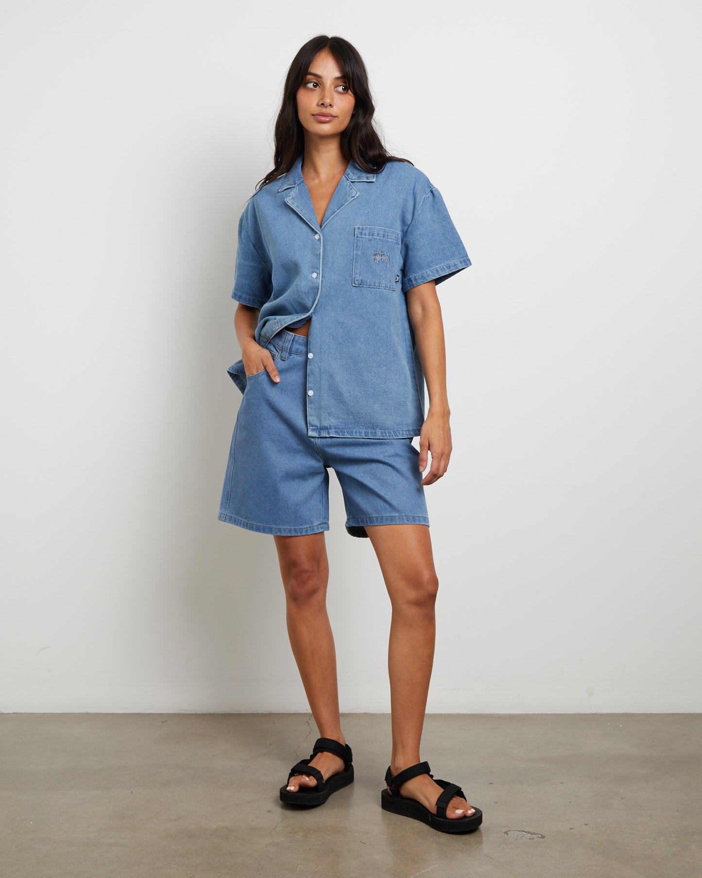 Stussy Denim Shorts in Mid
