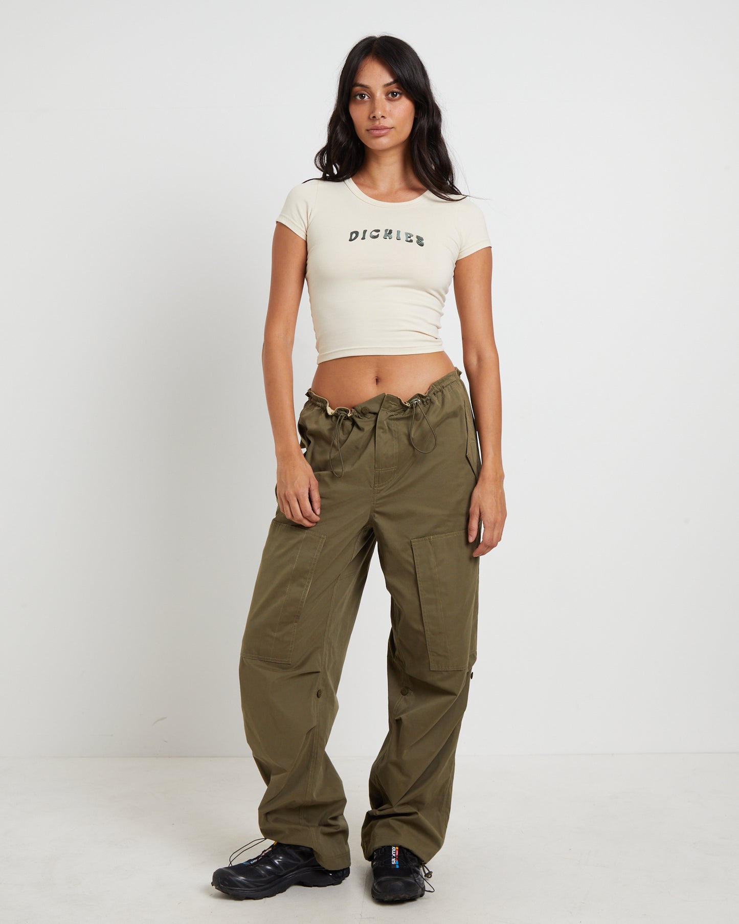 Groove 330 Baby Tee in Bone