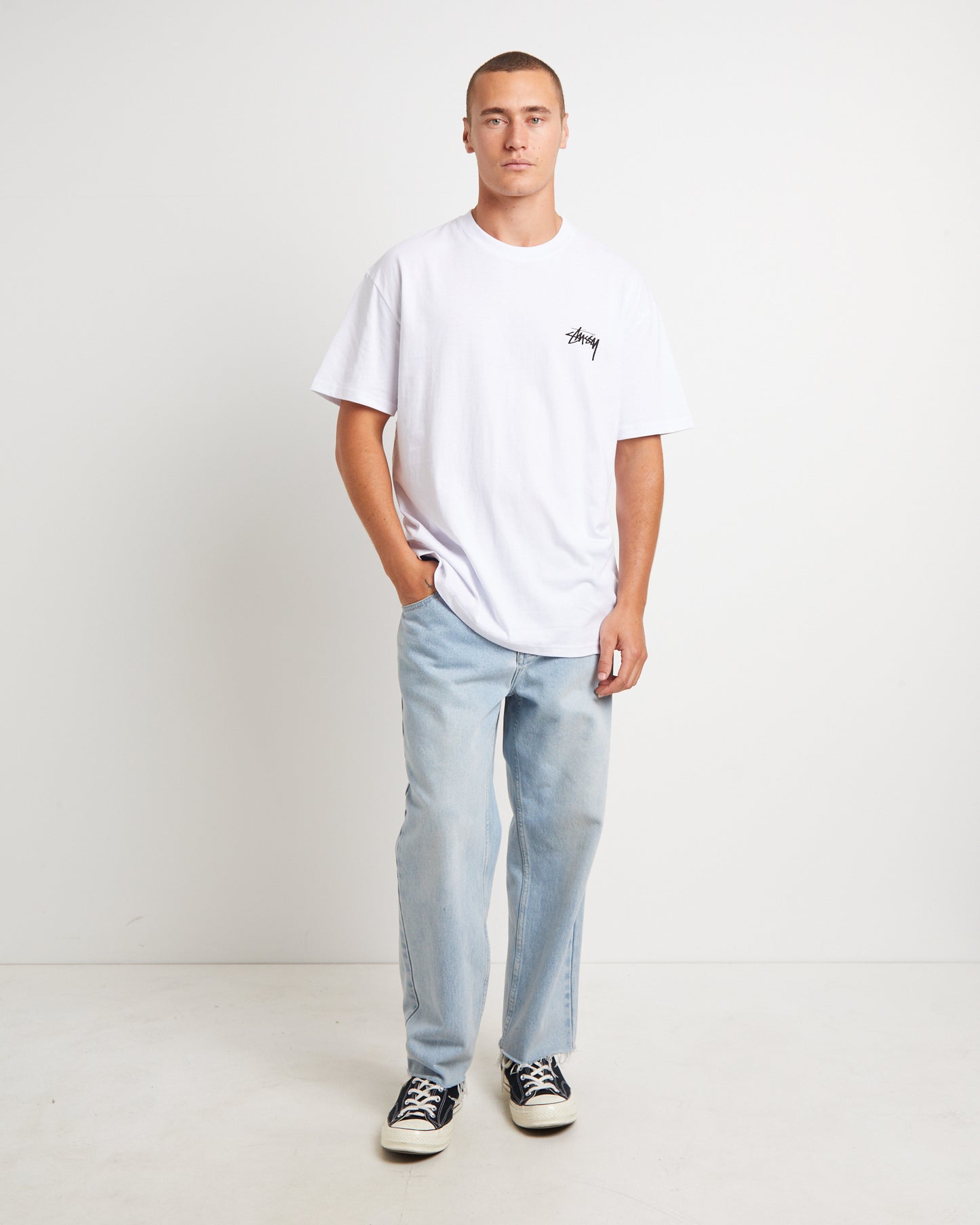 Low Tide Short Sleeve T-Shirt in White