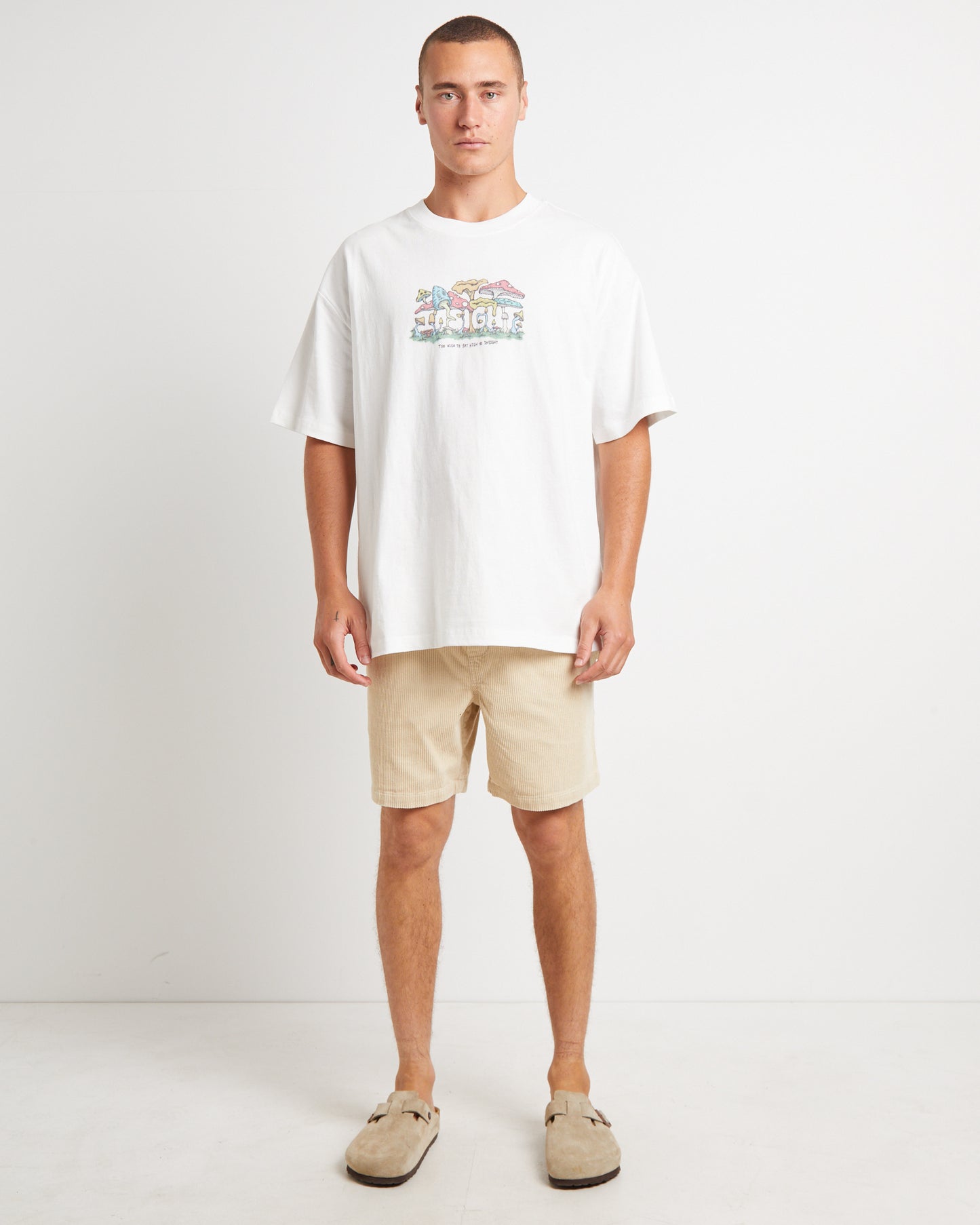 Bedford Cord Shorts in Latte