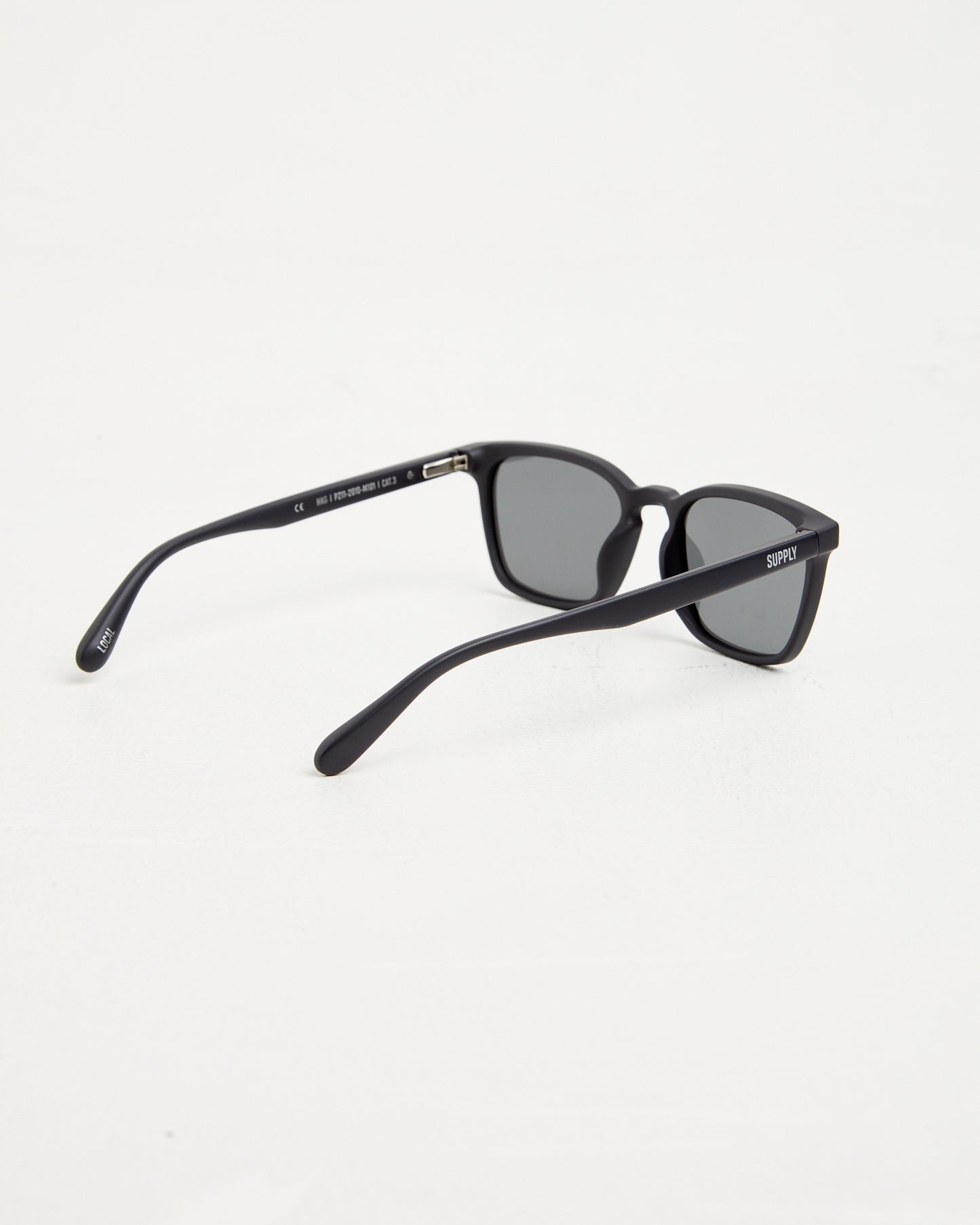 HKG Sunglasses in Matte Black/Dark Grey