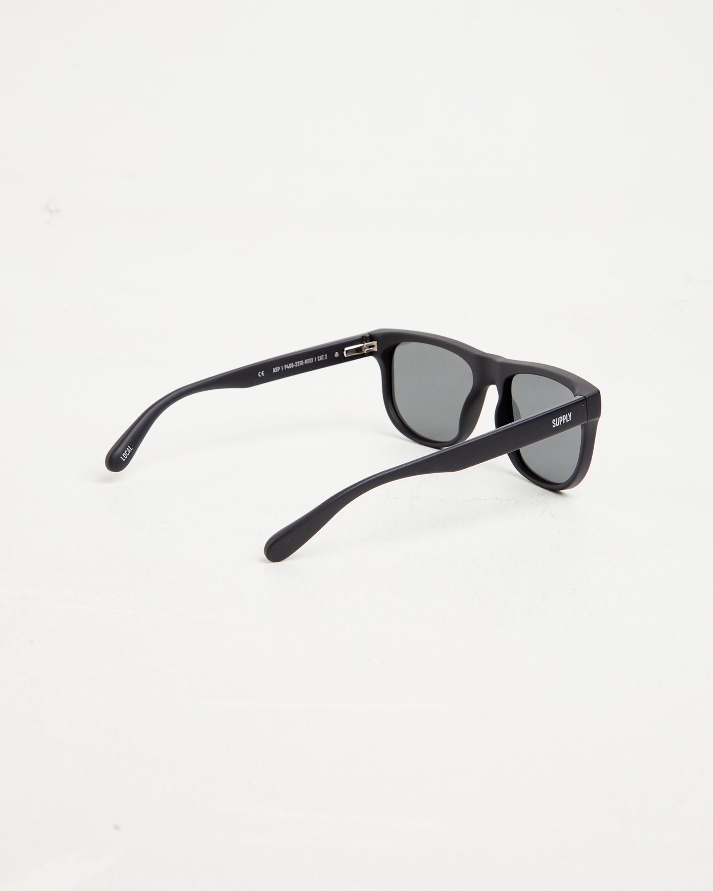 ASP Sunglasses in Matte Black/Dark Grey