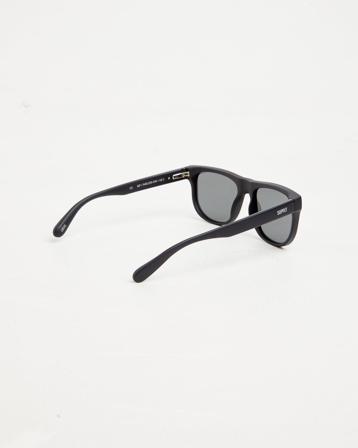 ASP Sunglasses in Matte Black/Dark Grey BLACK