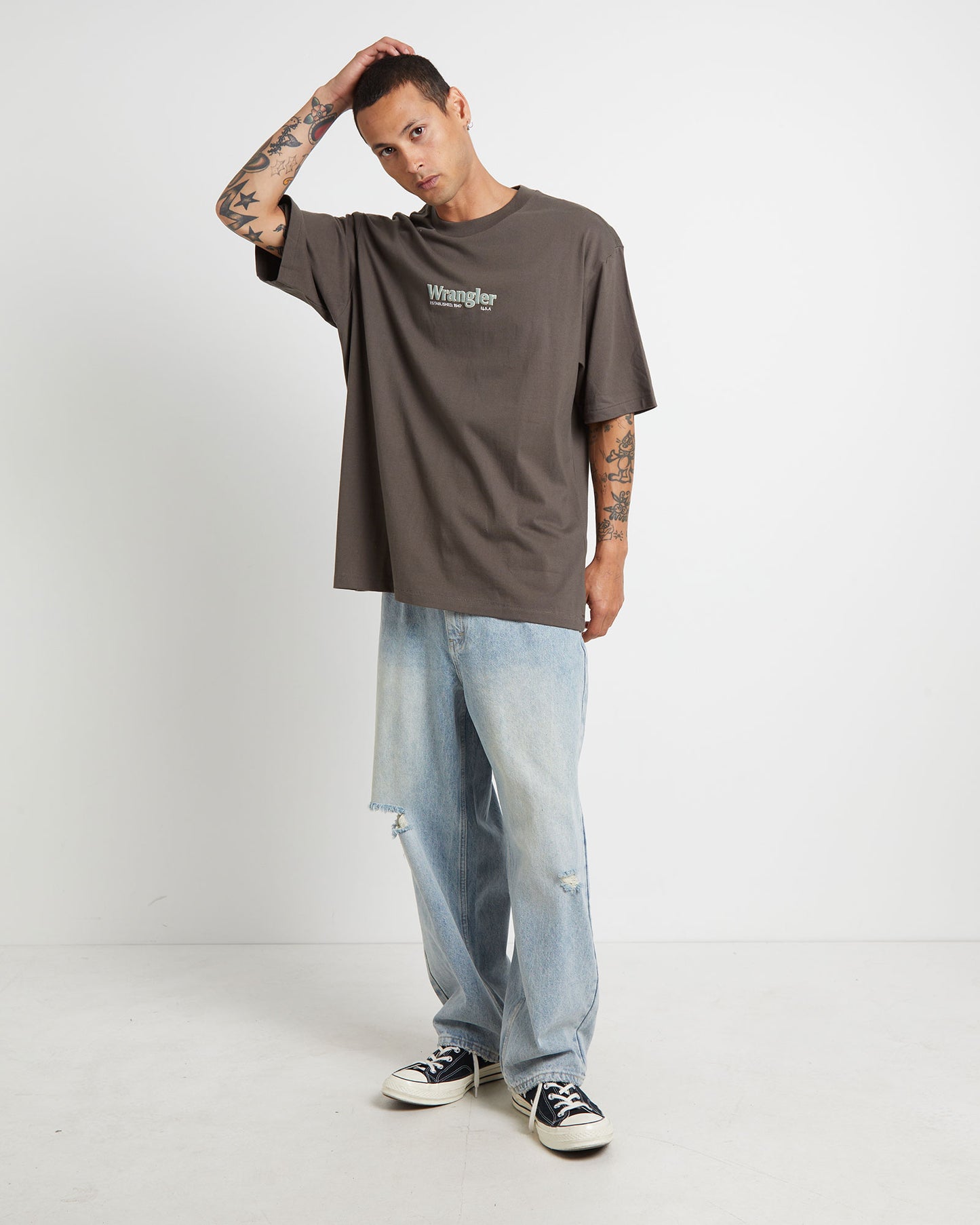 Modello Slacker Short Sleeve T-Shirt in Slate Grey