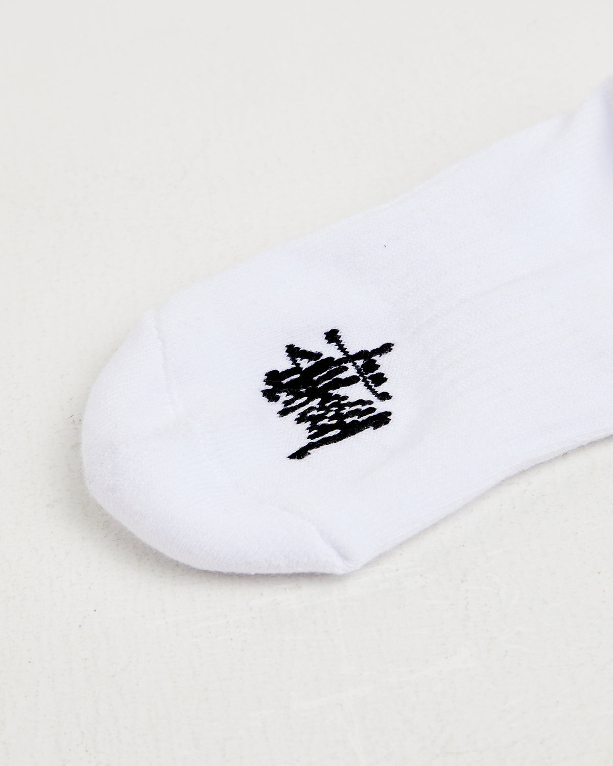 Men's Graffiti No Show Socks 3 Pack in White WHITE