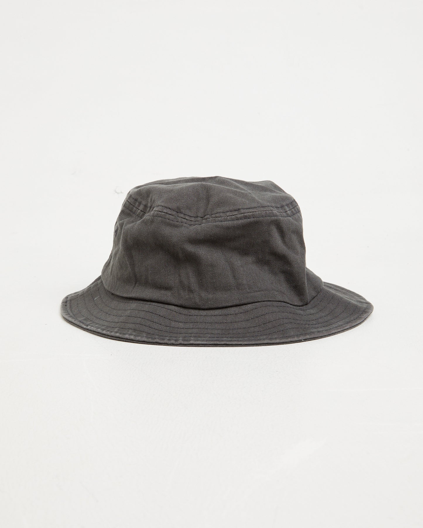 VB Cotton Twill Bucket Hat in Charcoal