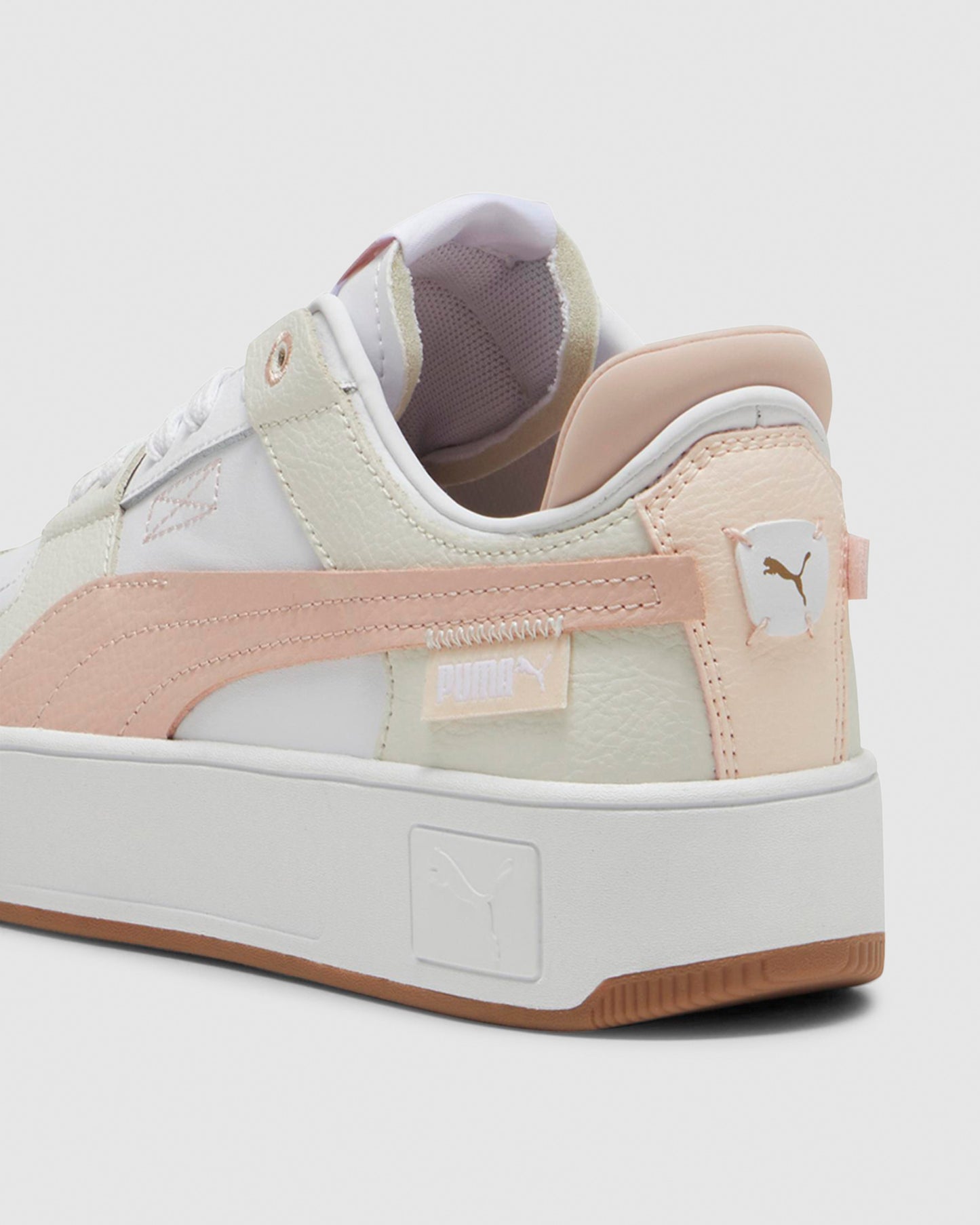Carina Street VTG Sneakers in White/Rose Quartz