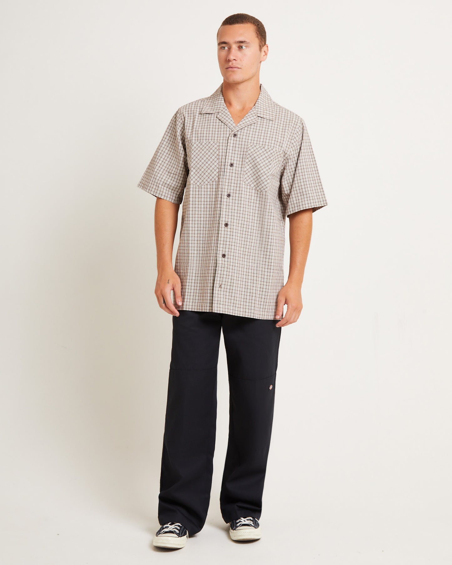 Hecksville Short Sleeve Shirt in Brown