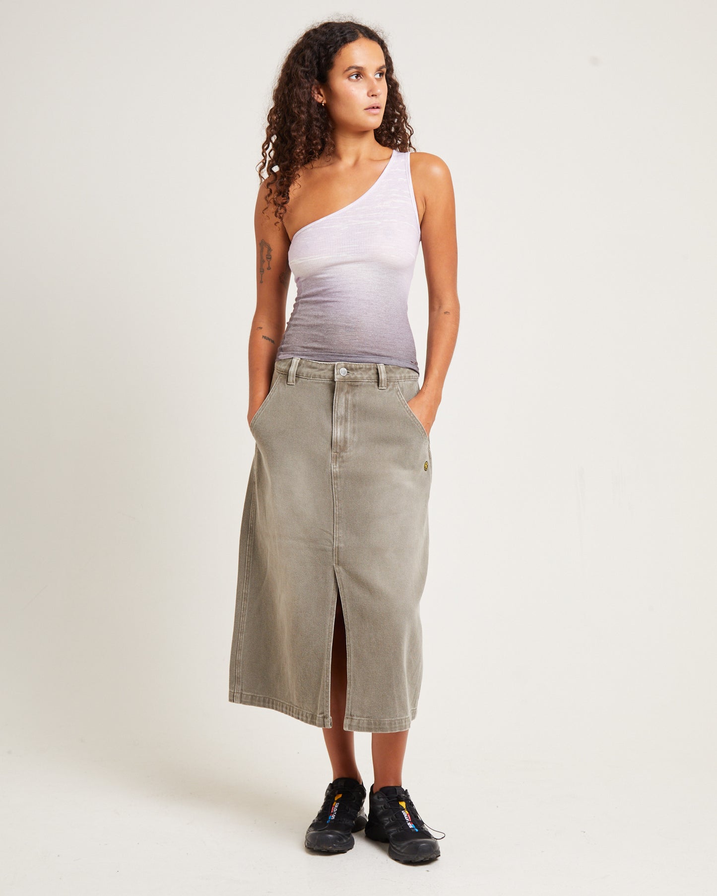 Burning Hour One Shoulder Top