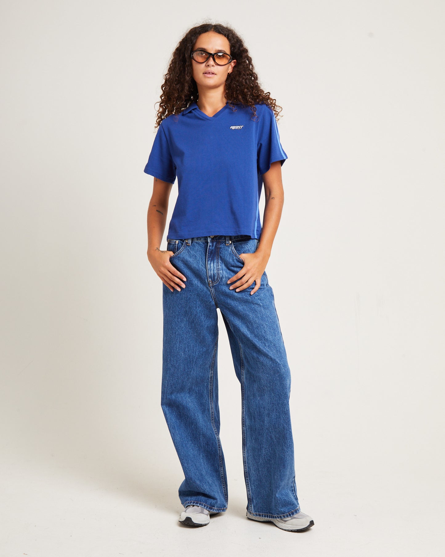 Into Nirvana Short Sleeve Polo Tee Navy
